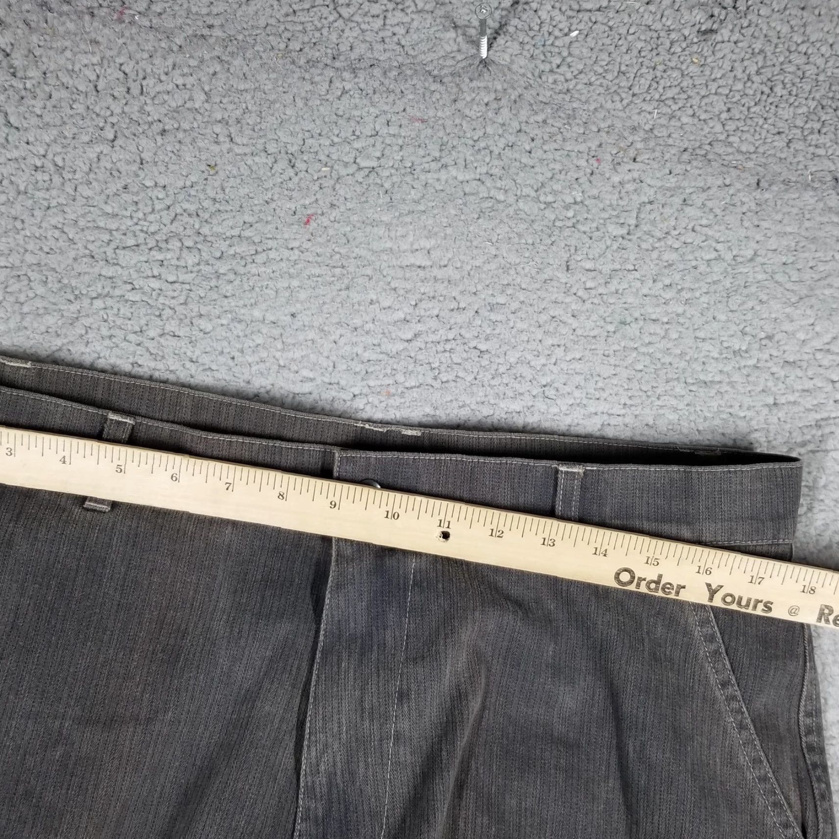 Vintage KÜHL Utility Pants Mens 38x32 Gray Casual Workwear Cotton Articulated Knees Size US 38 / EU 54 - 3 Thumbnail