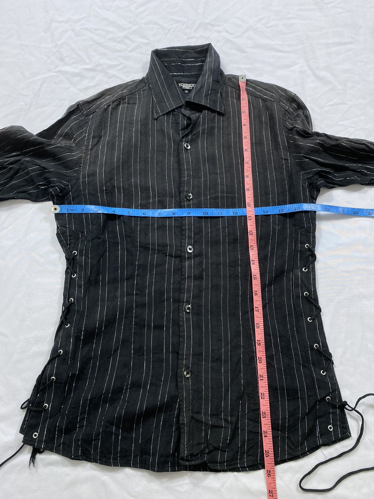 Tornado Mart Tornado Mart nice design Button ups slim Fit japanese style Size US M / EU 48-50 / 2 - 7 Thumbnail