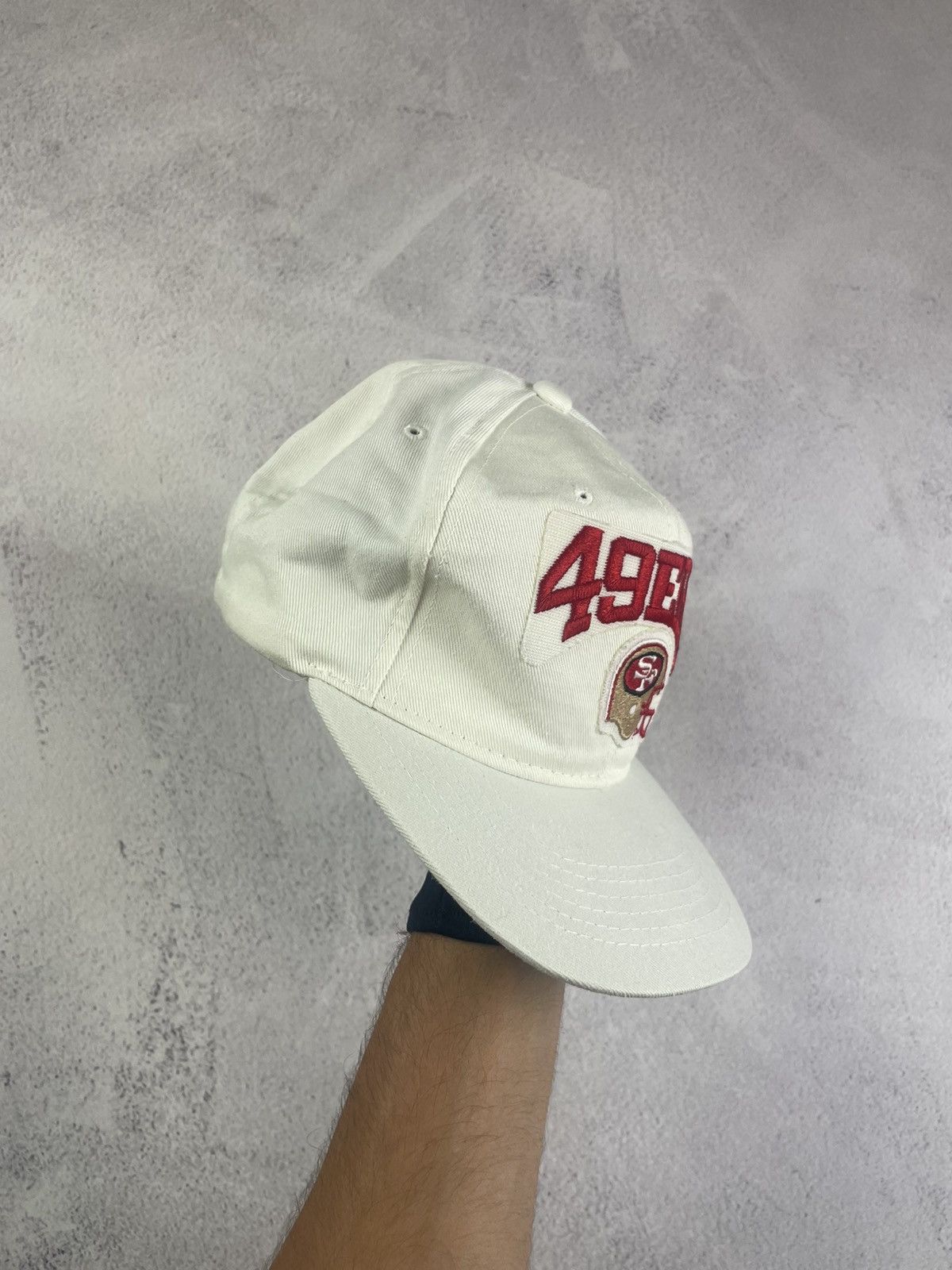 New Era Vintage San Francisco 49ers Cap NFL Football 90s White Red Size ONE SIZE - 3 Thumbnail