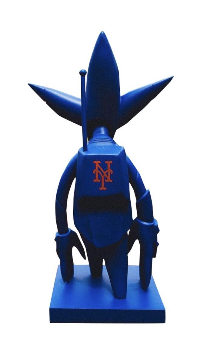Futura × MLB Futura 2000 New York Mets MLB Collaboration Blue Pointman B Size ONE SIZE - 2 Thumbnail