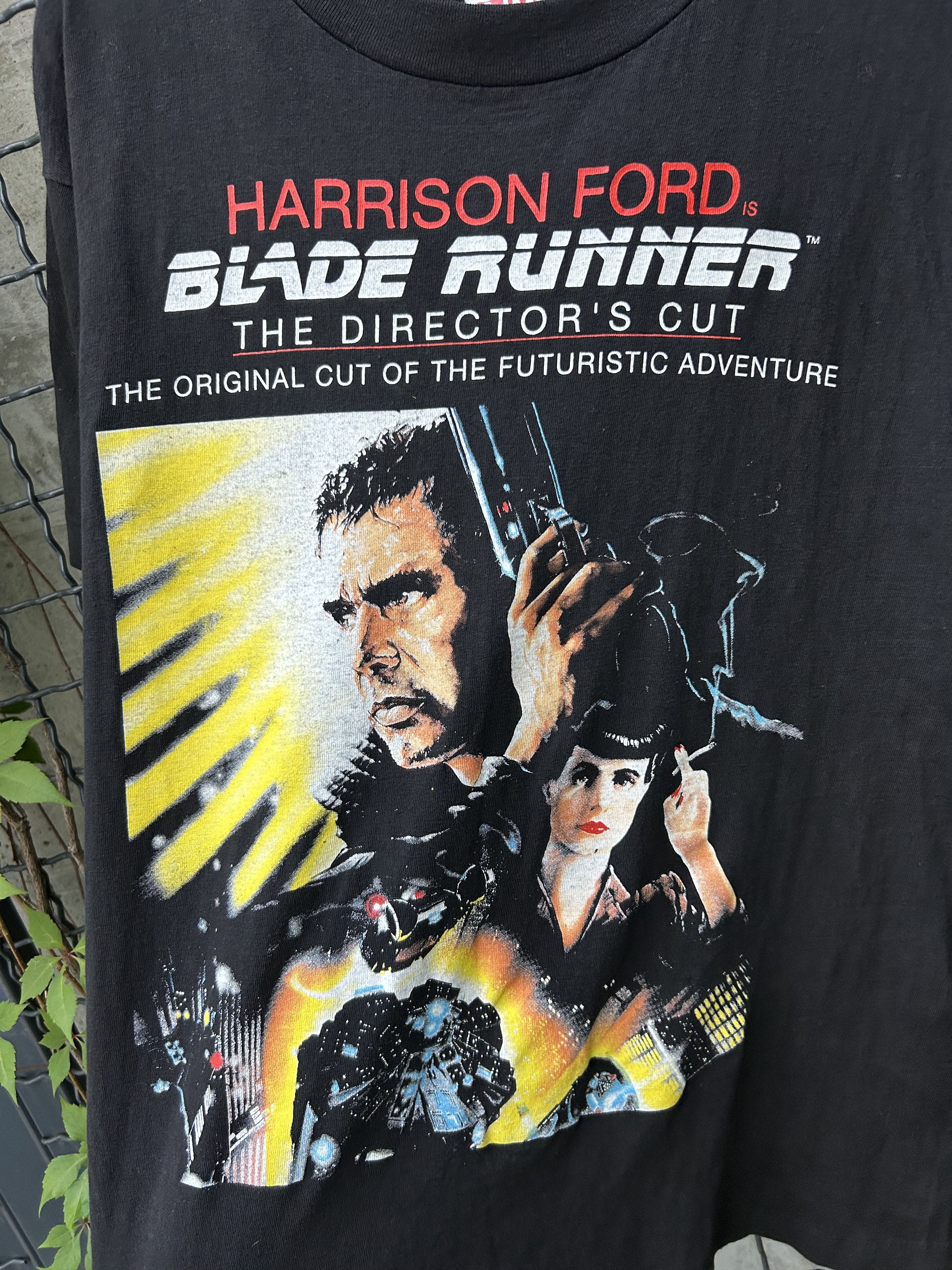Vintage Vintage 90s Blade Runner Director's Cut Movie Promo T-shirt Size US L / EU 52-54 / 3 - 4 Thumbnail