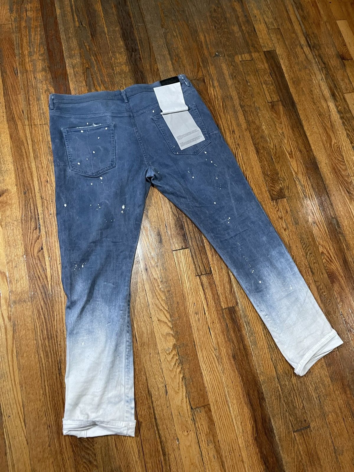 Purple Brand Purple Brand Denim Jeans Cobalt Paint Splatter Spray Size 40 Size US 40 / EU 56 - 13 Thumbnail