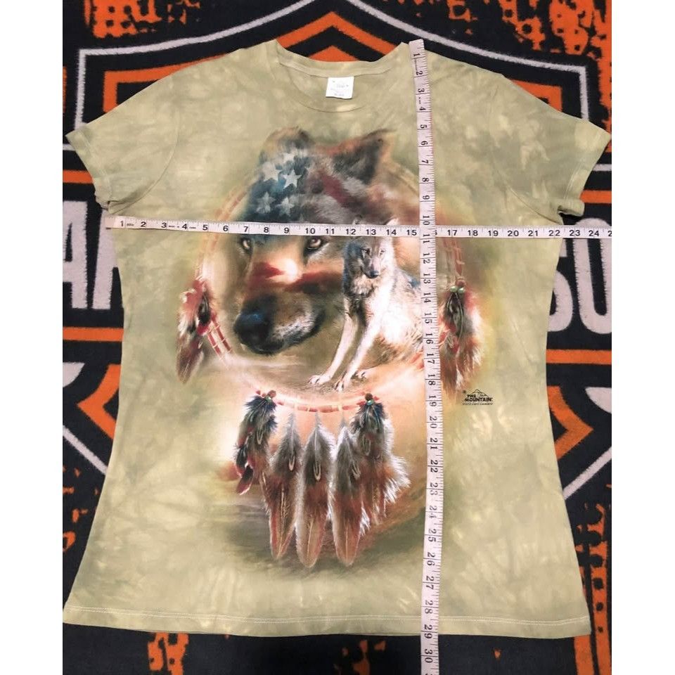 The Mountain NWOT THE MOUNTAIN- WOLF T-shirt XL Women , Tie Dye Style Size XL / US 12-14 / IT 48-50 - 7 Thumbnail