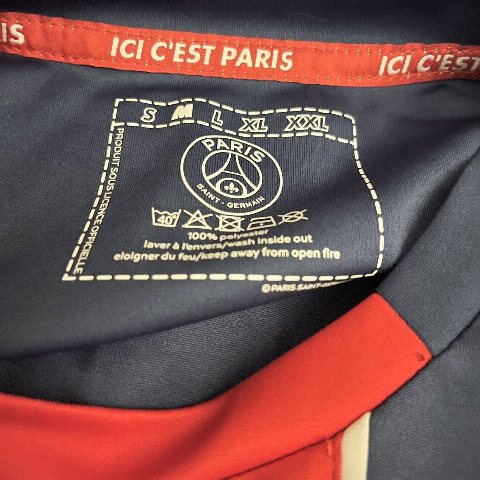 Vintage 2014 Paris Saint Germain PSG football soccer jersey kit Sz M Size US M / EU 48-50 / 2 - 6 Thumbnail