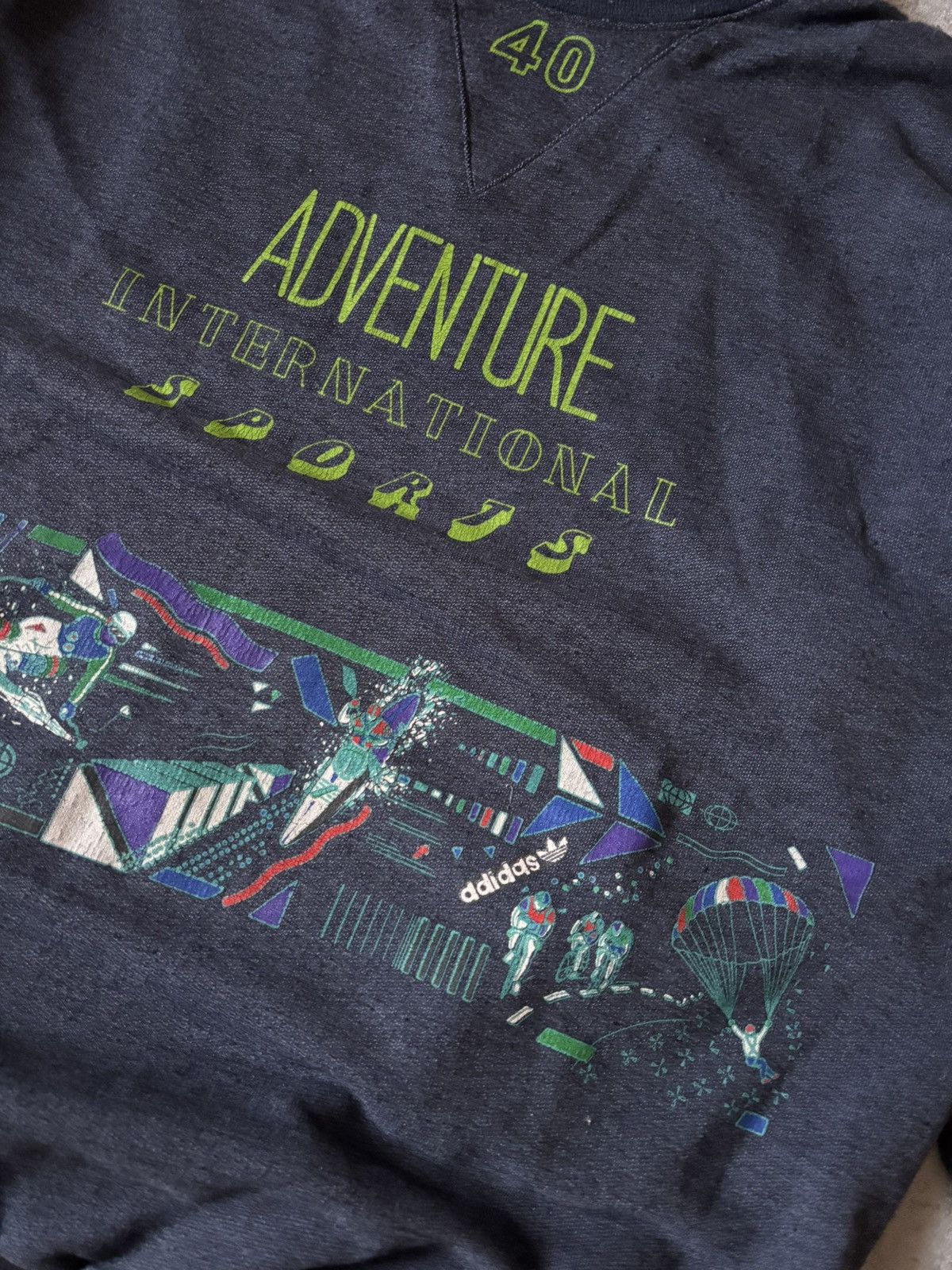 Adidas × Vintage VINTAGE ADIDAS ADVENTURE CREWNECK Size M / US 6-8 / IT 42-44 - 2 Thumbnail