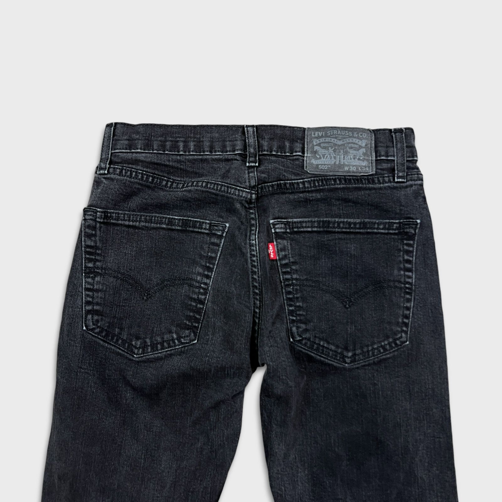 Levi's × Vintage Levi's 502 Jeans 29x32 Regular Taper American Denim Pants Size US 29 - 5 Thumbnail