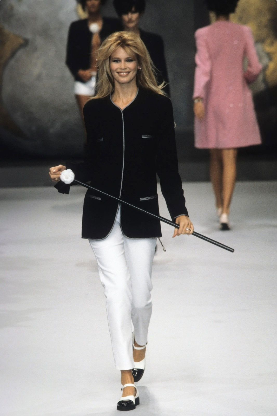 Chanel CHANEL 1996 SS Archive Piping Wool Jacket Size S / US 4 / IT 40 - 2 Thumbnail