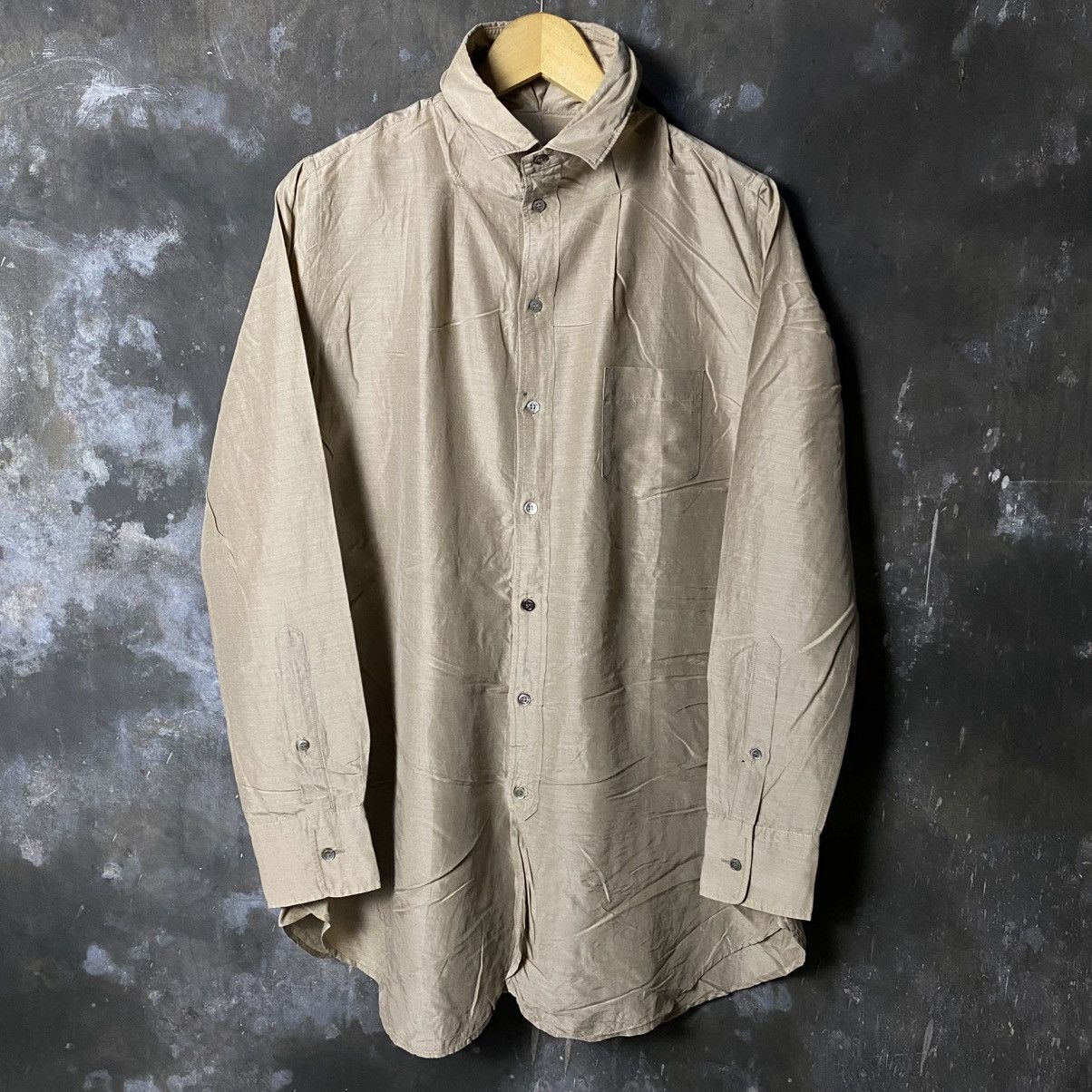Issey Miyake × Japanese Brand × Zucca Vintage zucca issey miyake crooked 2 in 1 unique collar Size US M / EU 48-50 / 2 - 3 Thumbnail
