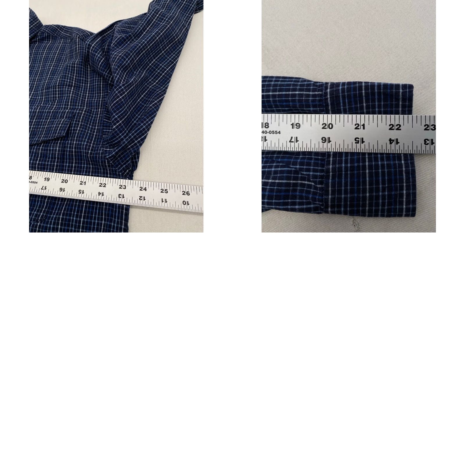 Vintage Panhandle Slim Mens Large Blue Check Pearl Snap Western Shirt 3790 Size US L / EU 52-54 / 3 - 8 Thumbnail