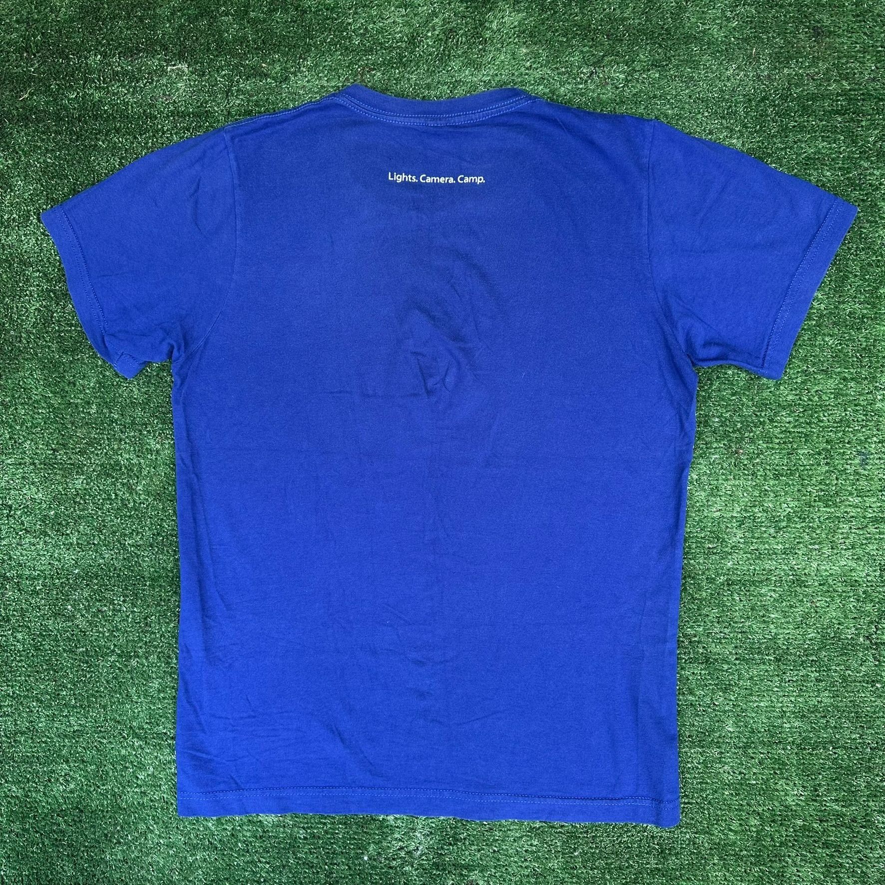 Apple Vintage Y2K Apple Camp Constellation T-Shirt Camera Blue S R Size US S / EU 44-46 / 1 - 4 Thumbnail