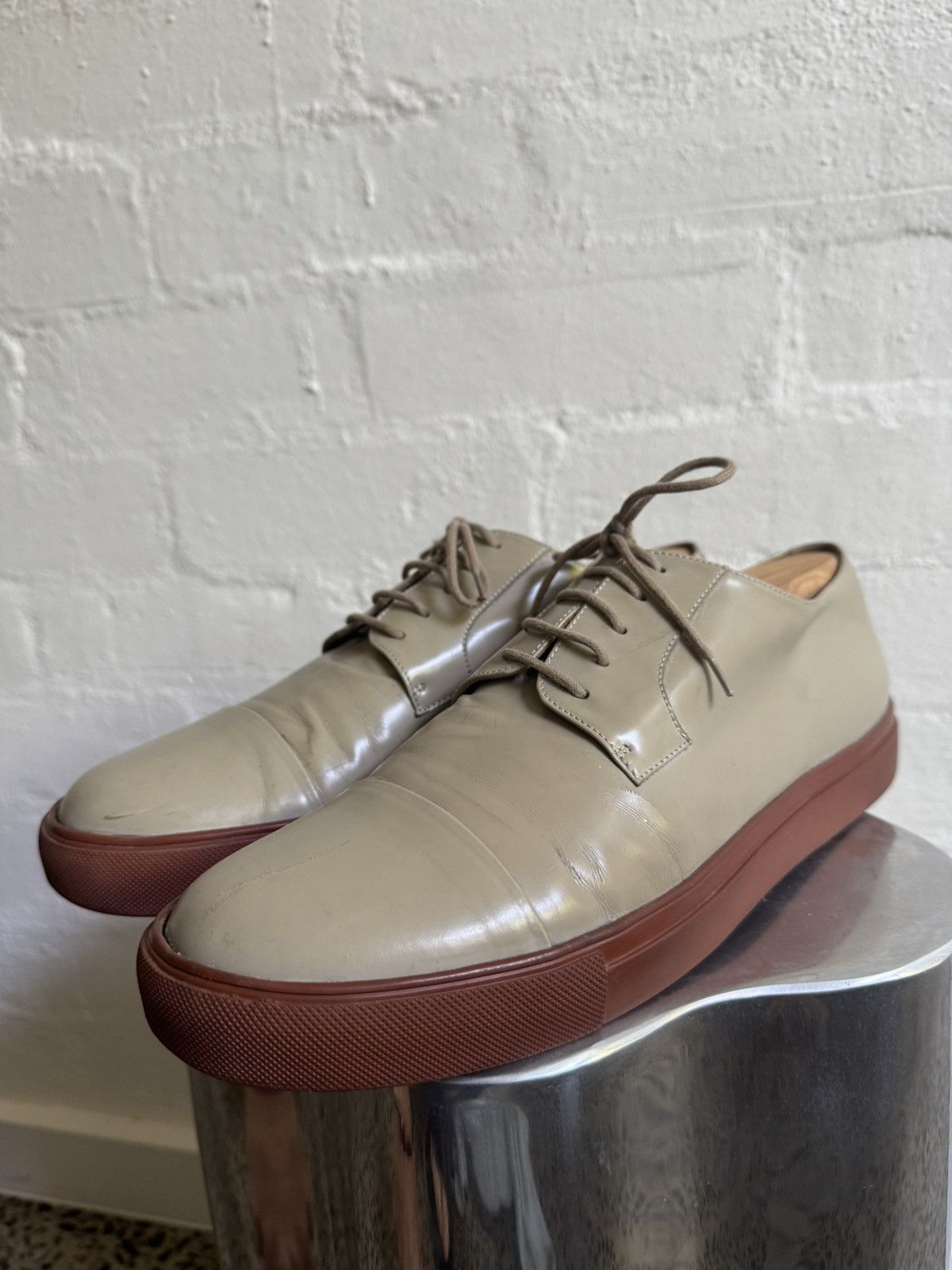 Dries Van Noten Coated leather low top shoes Size US 10 / EU 43 - 7 Thumbnail