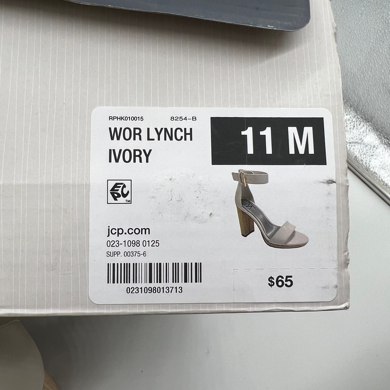 Other Worthington Womens Lynch Heeled Sandals Ivory Size US 11 / IT 41 - 11 Thumbnail