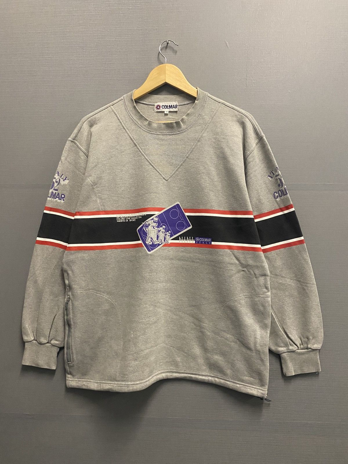 Colmar Vintage Colmar Italy Hockey Sweater Size US L / EU 52-54 / 3 - 3 Thumbnail