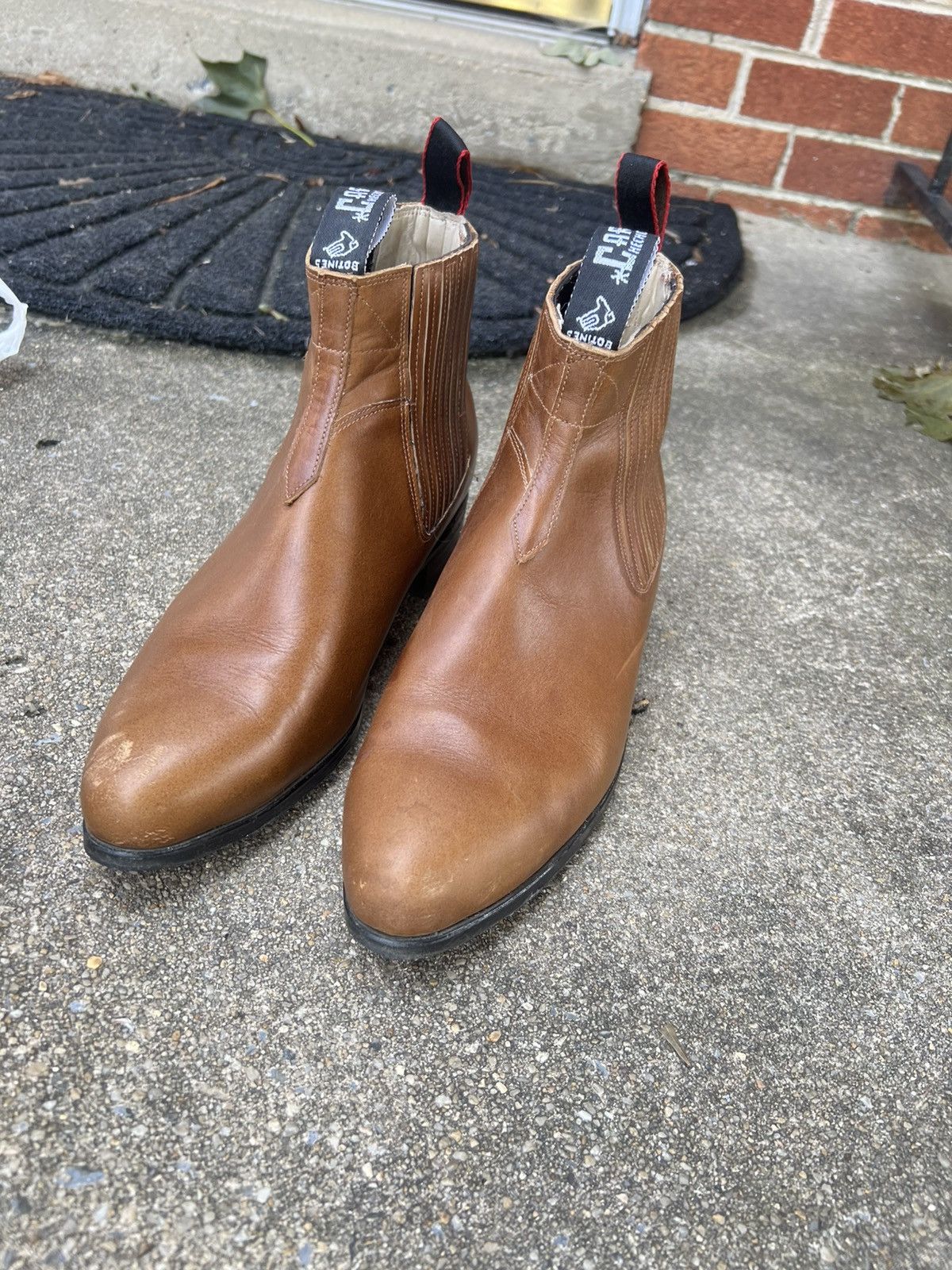 Other Mexican Leather Boots/Botinas Charro Size US 9 / EU 42 - 6 Thumbnail
