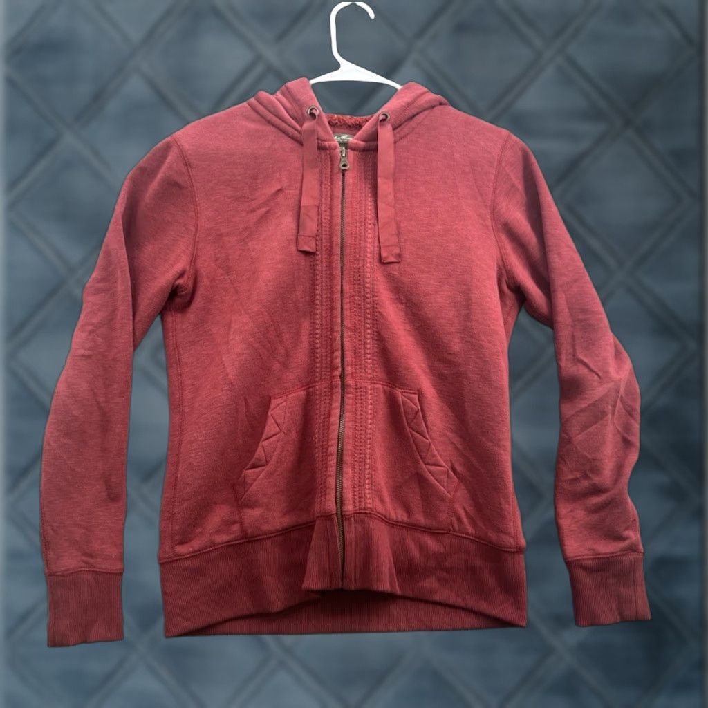 Eddie Bauer Eddie Bauer Men's Jacket Inner Fleece Red Full Zip Hoodie Size S Size US S / EU 44-46 / 1 - 1 Thumbnail