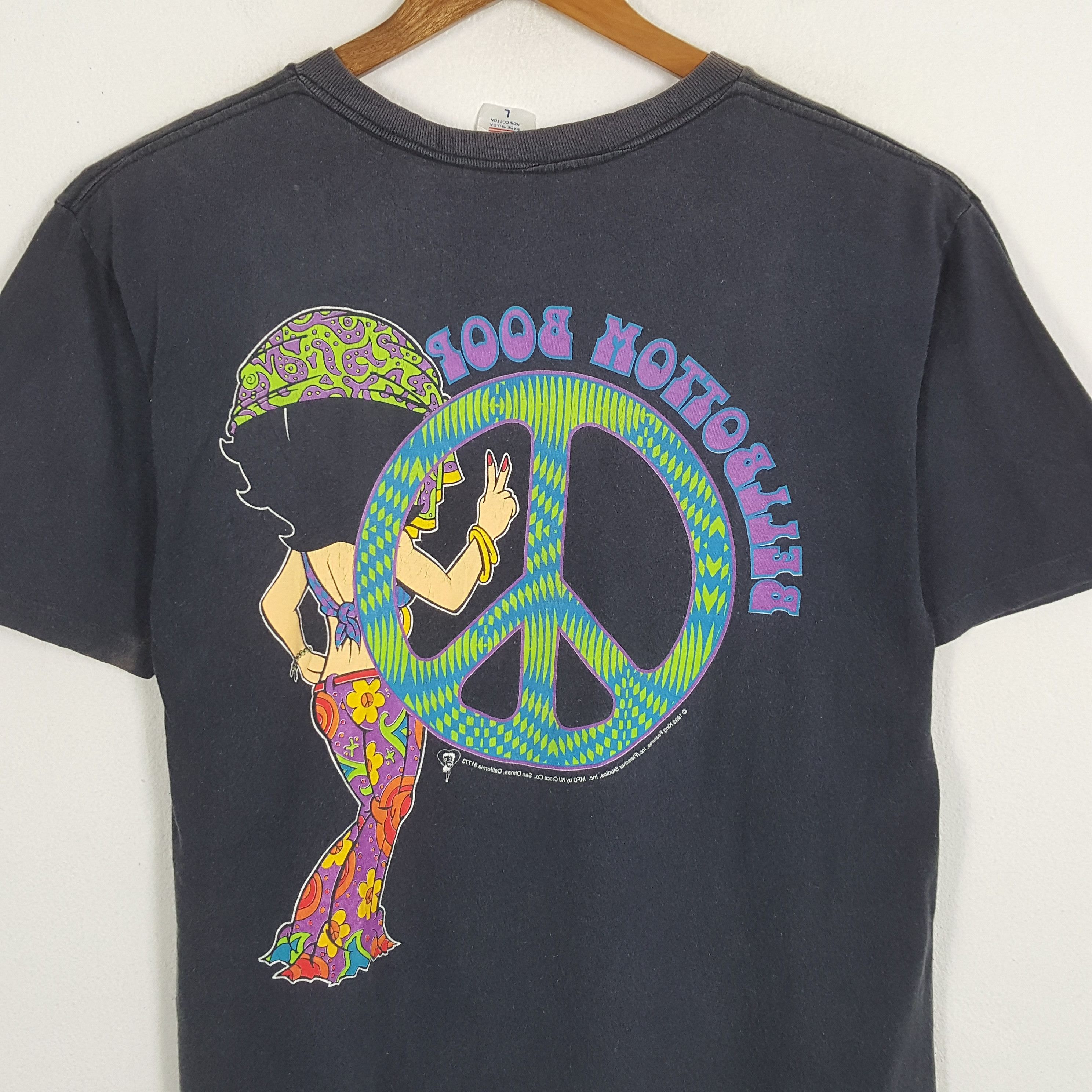 Cartoon Network × Vintage Vintage 90's BETTY BOOP American Cartoon Characters T-Shirts Size US L / EU 52-54 / 3 - 4 Thumbnail