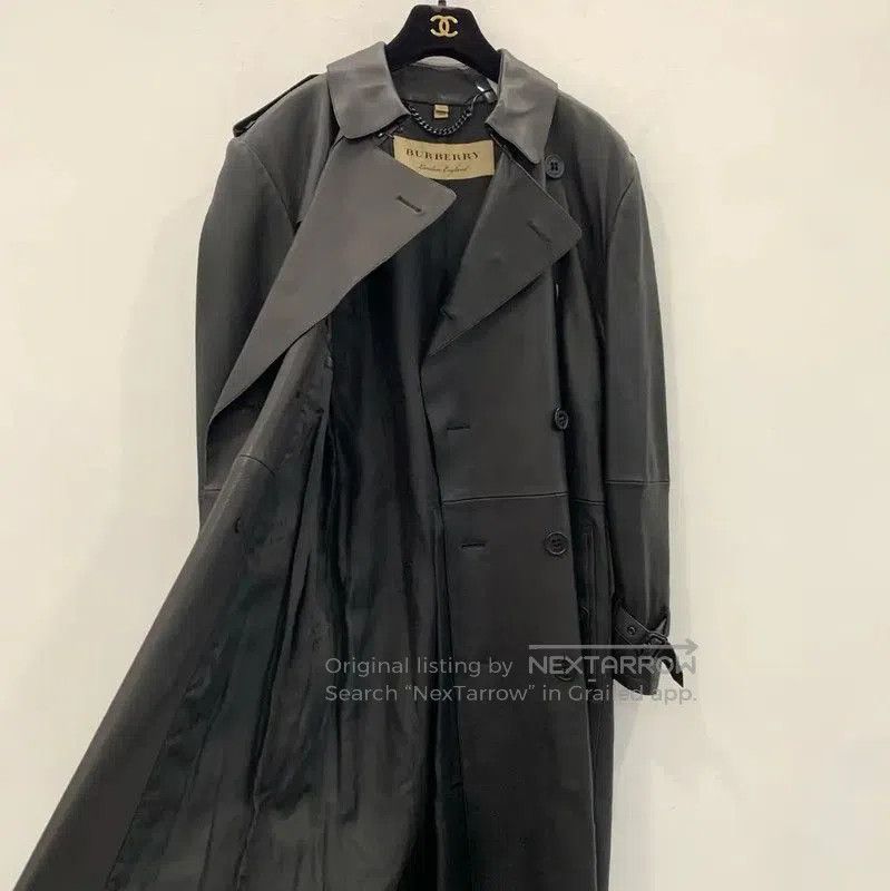 Burberry Burberry Black Lambskin Men's Coat. Size US M / EU 48-50 / 2 - 3 Thumbnail