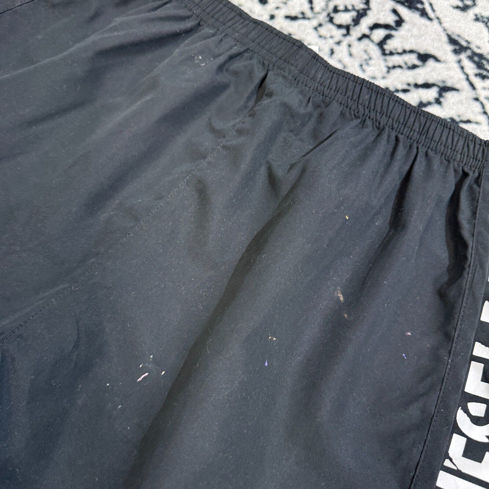 Diesel × Vintage Vintage Diesel Women's Black Polyester Shorts Size S 90s Size US 29 - 4 Thumbnail