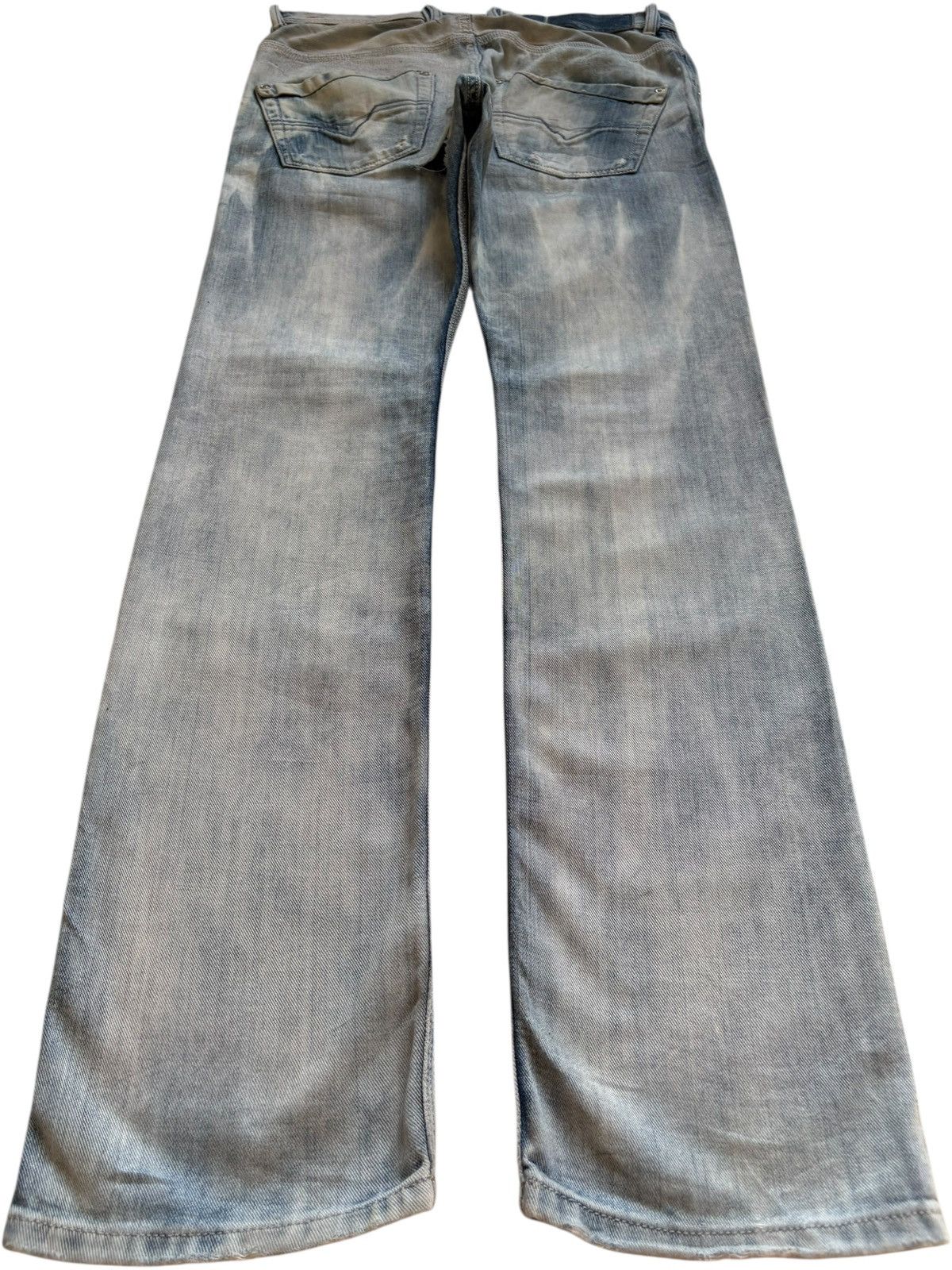 Diesel Vintage Diesel Krooley Bleached Distressed Jeans Size US 31 - 2 Thumbnail