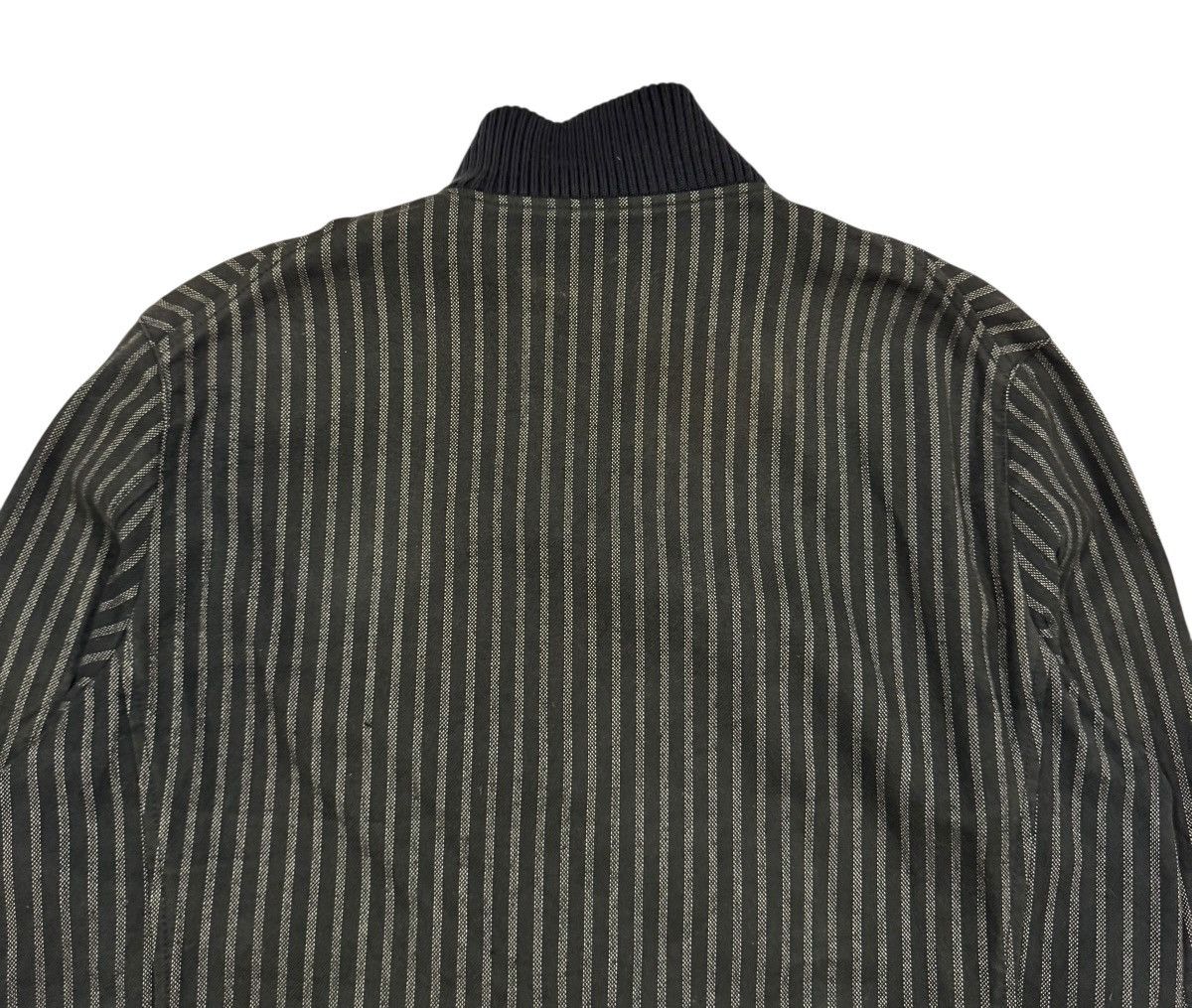 United Arrows Vtg🔥Green Label Relaxing United Arrows Striped Denim Jacket Size US L / EU 52-54 / 3 - 12 Thumbnail
