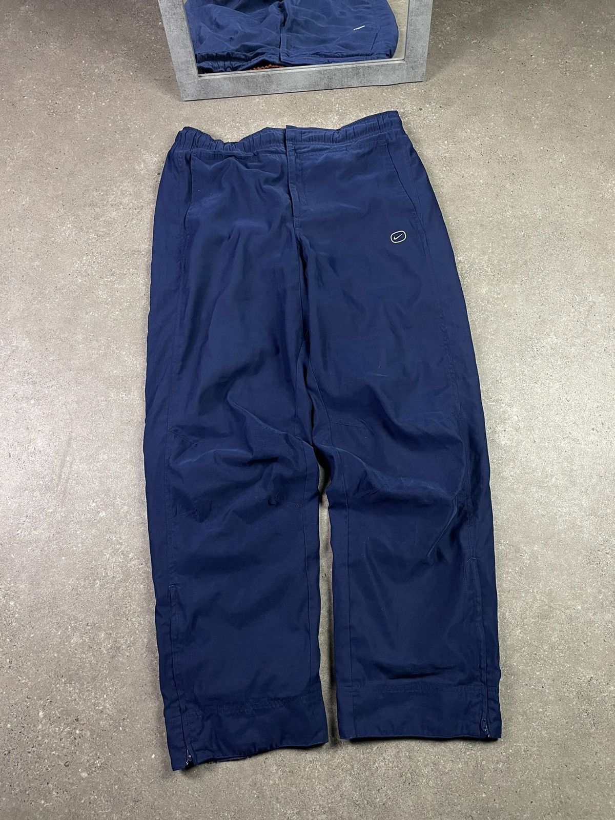 Nike × Vintage Vintage Y2K Nike Parachute Track Drill Nylon Pants Size US 34 / EU 50 - 1 Thumbnail