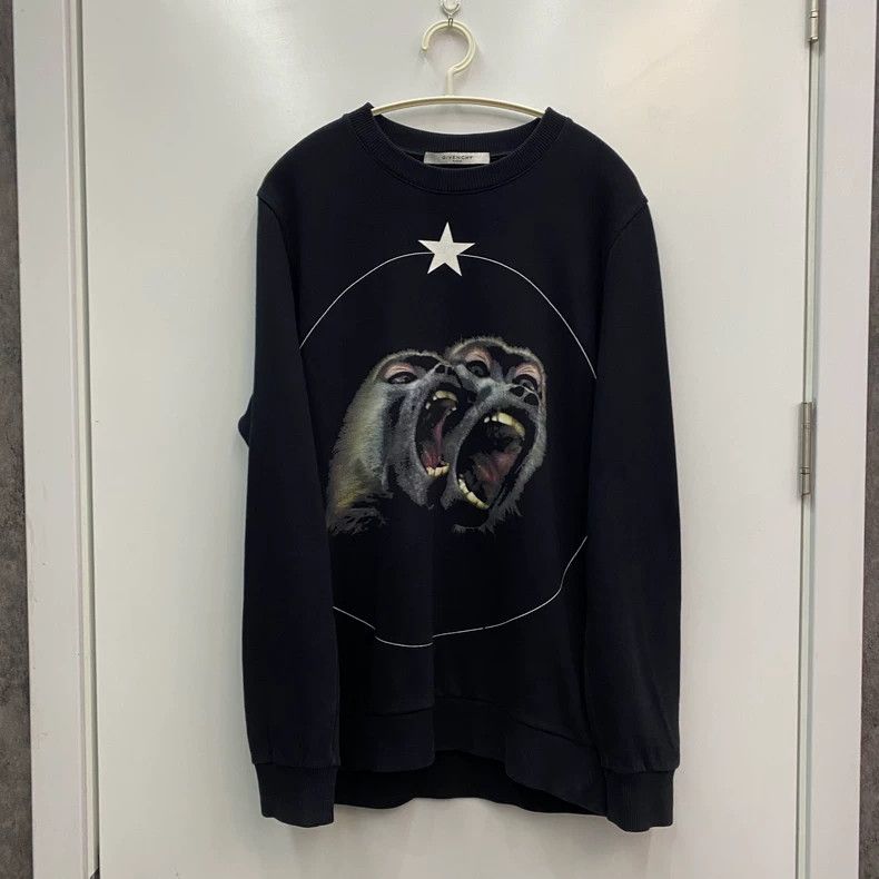 Givenchy Givenchy Roaring Double Monkey Sweatshirt Size US XS / EU 42 / 0 - 1 Thumbnail