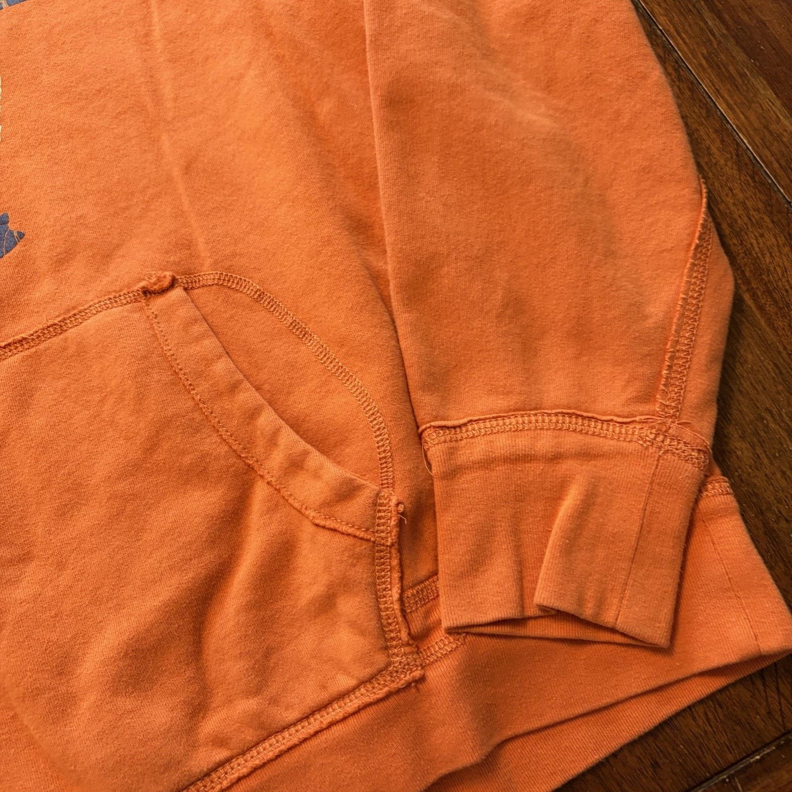 Polo Ralph Lauren Polo Jeans Company Hoodie Sweatshirt XL Orange PRL Shield Size US XL / EU 56 / 4 - 4 Thumbnail