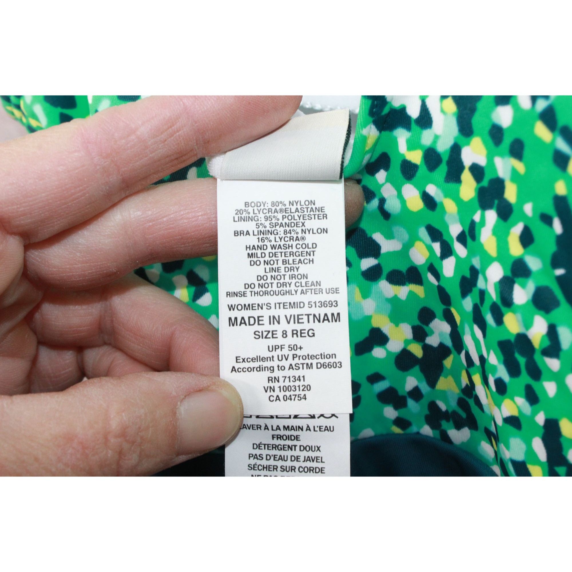 L.L. Bean LL Bean Side Ruched Tankini Swimsuit Top Print Size 8 Size M / US 6-8 / IT 42-44 - 8 Thumbnail