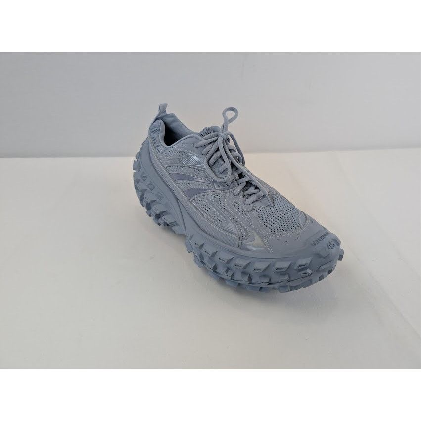 Balenciaga o1rshd1 Bouncer / Defender Low Top Sneaker in Faded Blue Size US 12 / EU 45 - 3 Thumbnail