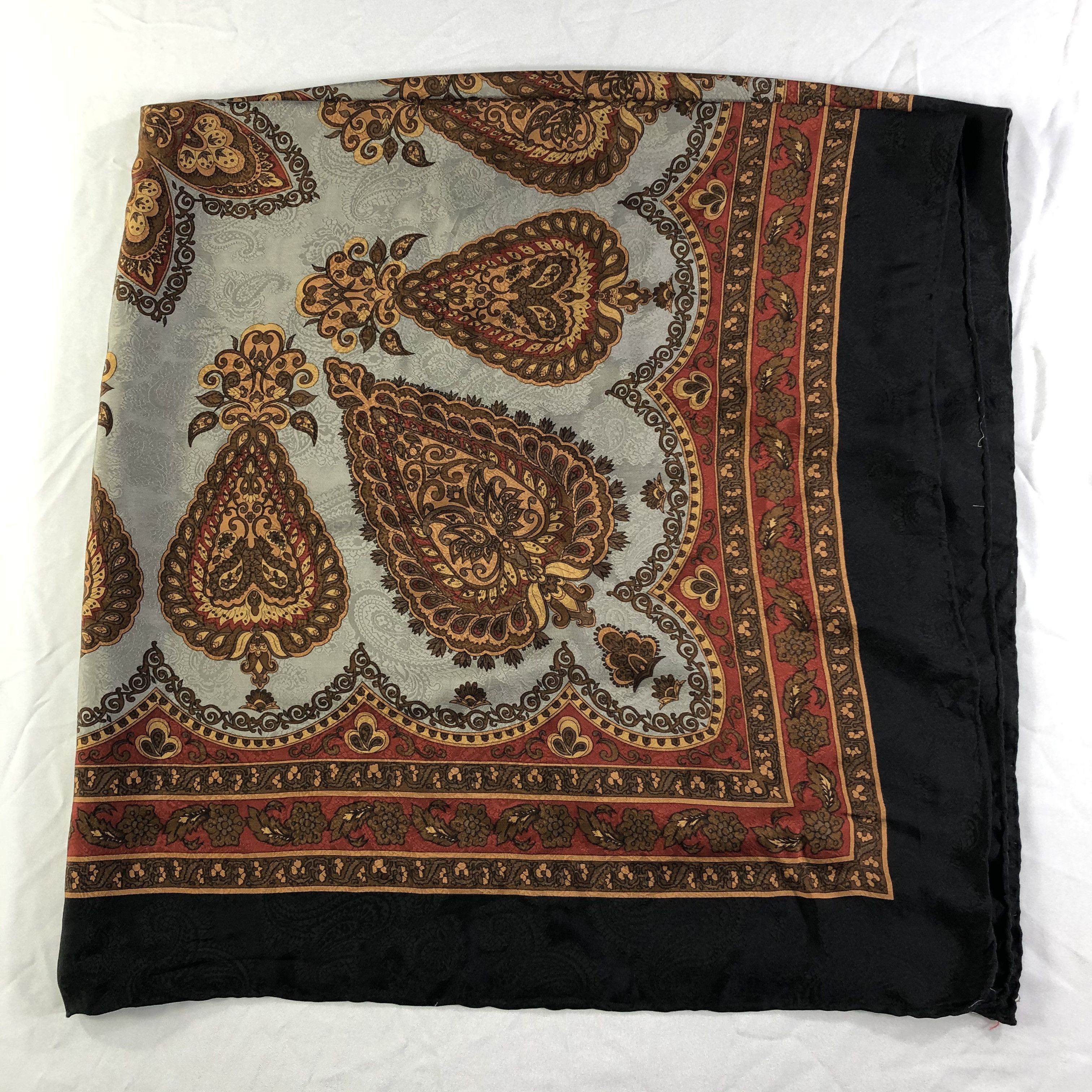 Vintage Vintage Silk Scarf Size ONE SIZE - 2 Thumbnail