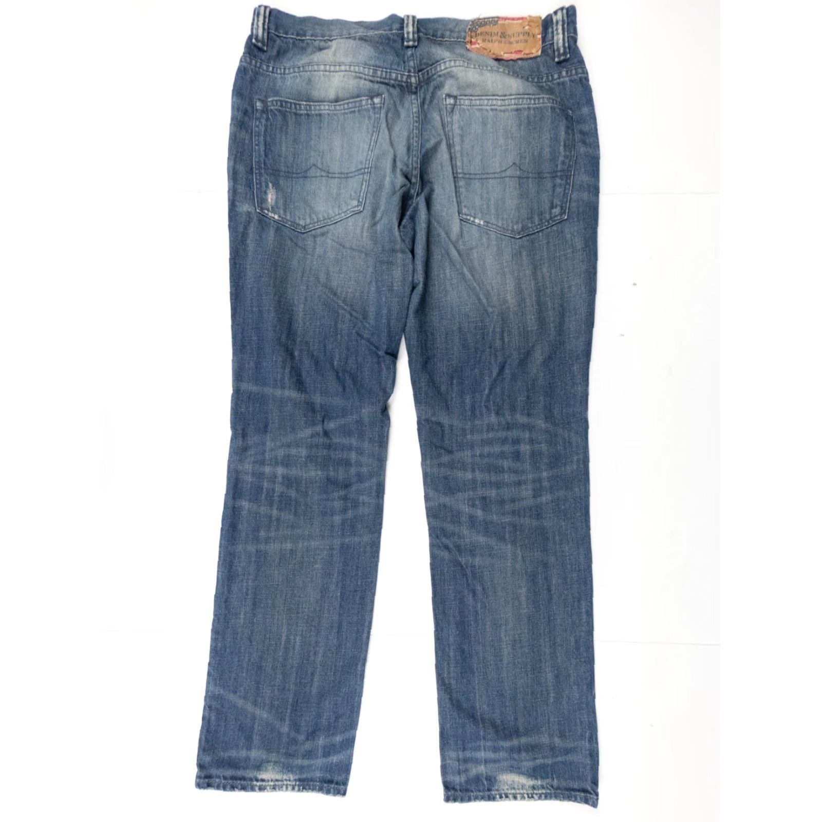 Ralph Lauren Ralph Lauren Denim & Supply Jeans Mens 33x32 Slouch Distressed Casual Denim & Supply Jeans Mens 33x32 Slouch Distressed Casual Size US 33 - 5 Thumbnail