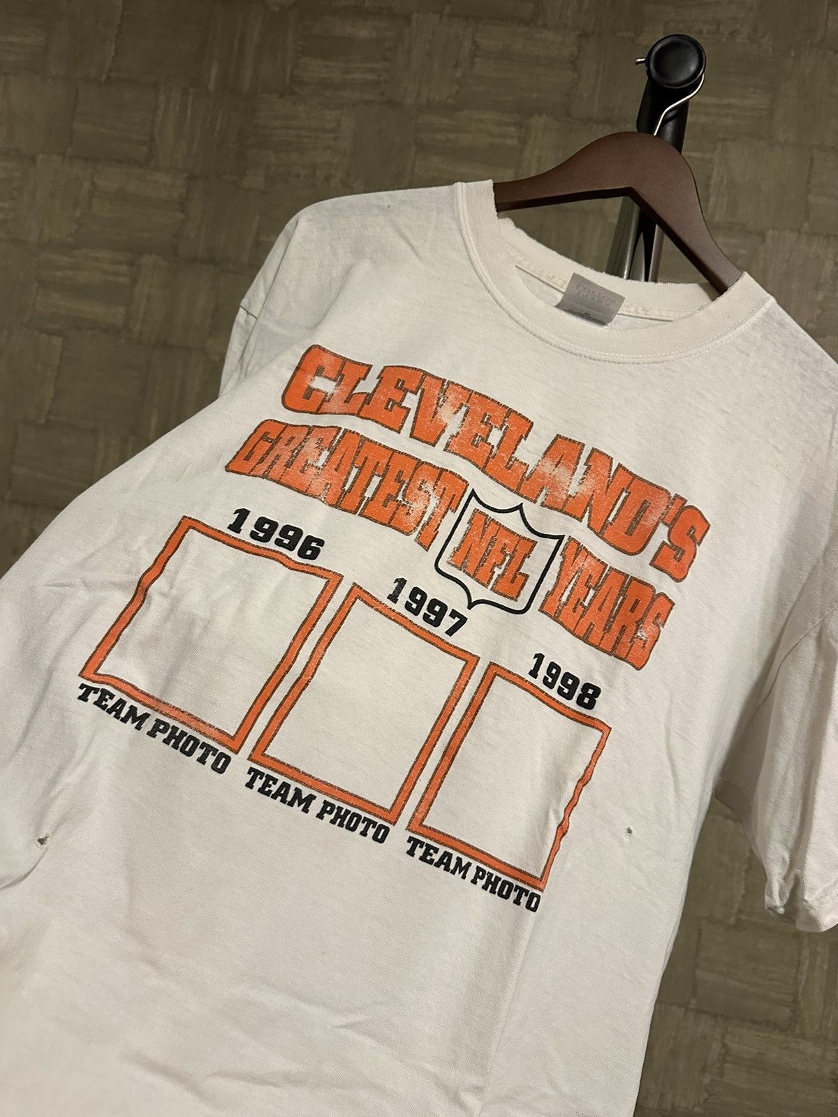NFL × Vintage Vintage Cleveland Browns T-Shirt Tee Size US XL / EU 56 / 4 - 2 Thumbnail