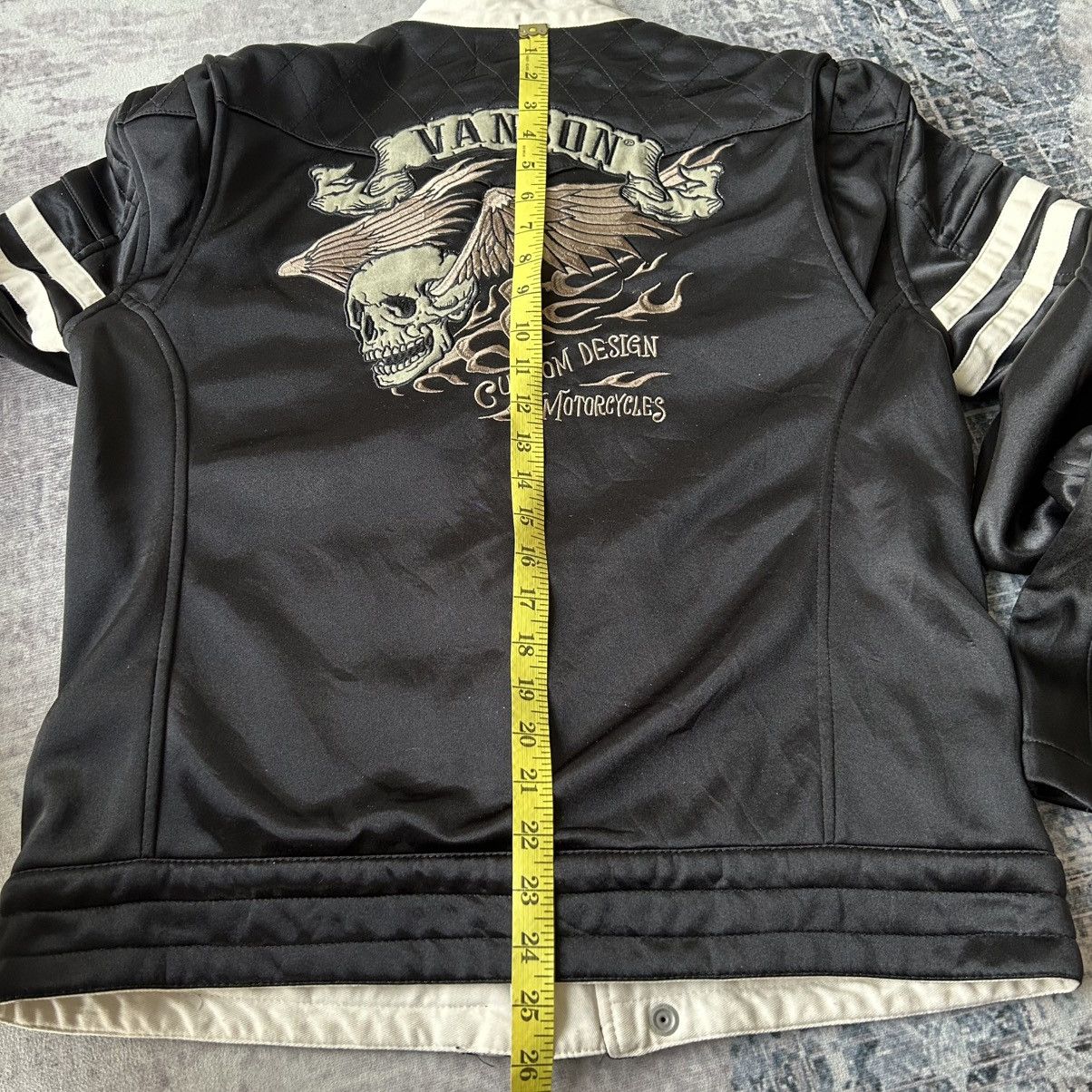 Vanson Leathers Vanson Motorcycle Jacket Skull Falmes Jacket Size US XL / EU 56 / 4 - 23 Thumbnail
