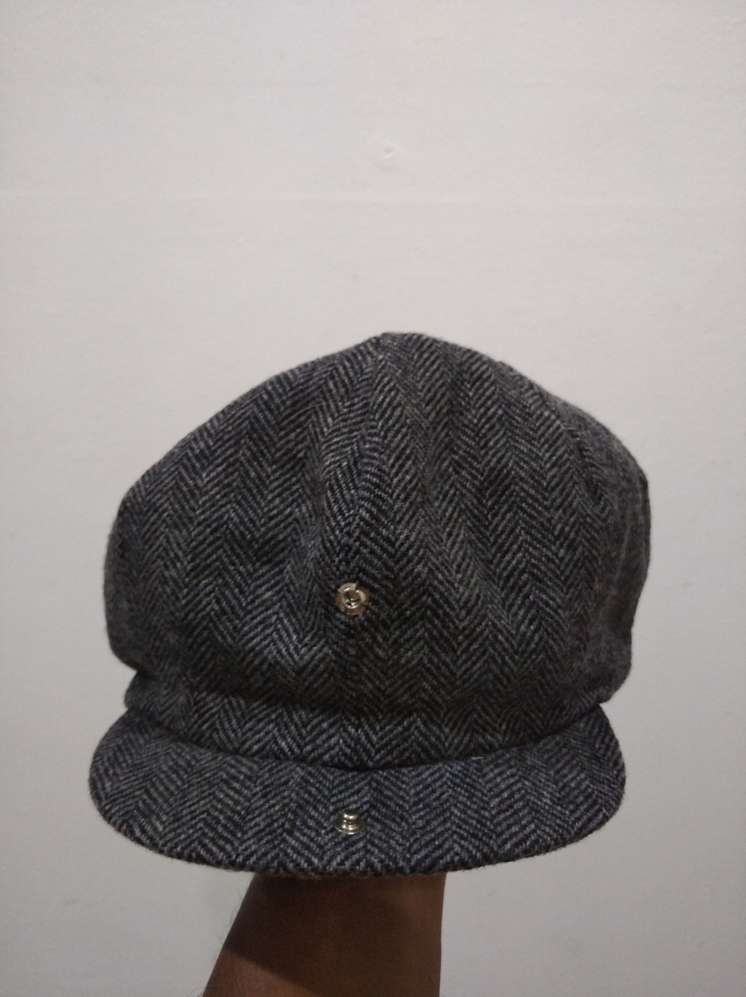 Vintage New York Hat Co Company WOOL Grey gray Camp Cap hat Size ONE SIZE - 5 Thumbnail