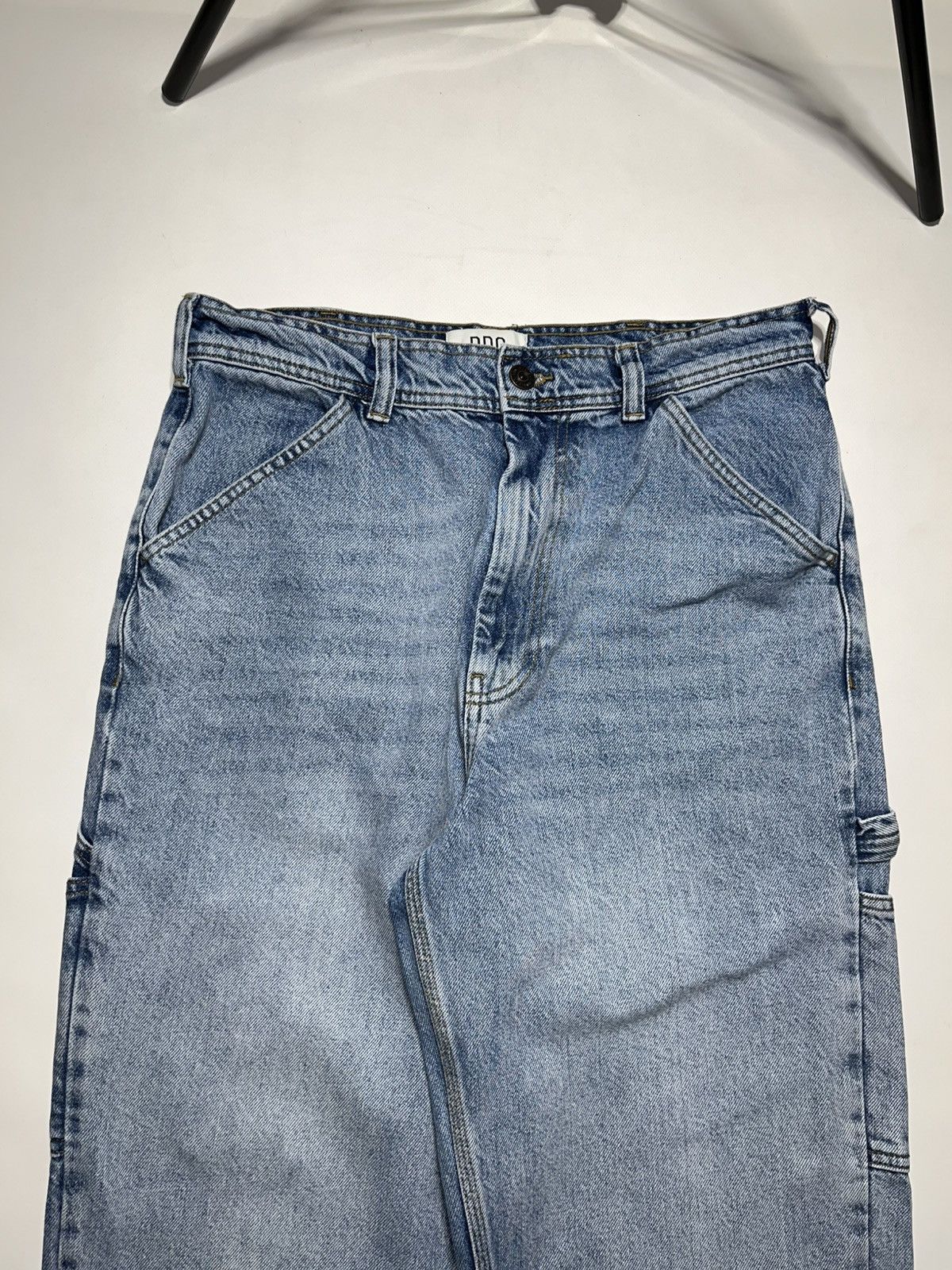 Vintage Vintage Workwear Carpenter Blue Washed Baggy Jeans Size US 32 / EU 48 - 3 Thumbnail