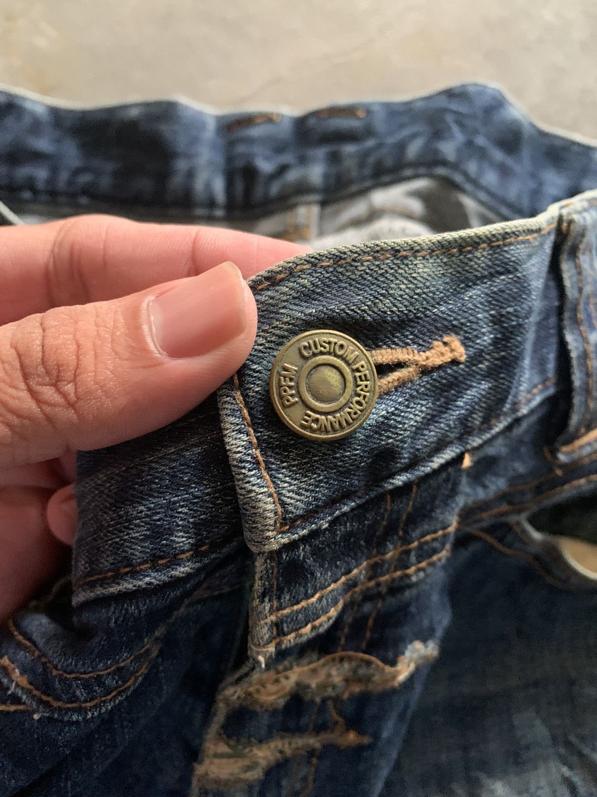 PPFM twist curl PPFM jeans with patchowrk Size US 34 / EU 50 - 5 Thumbnail