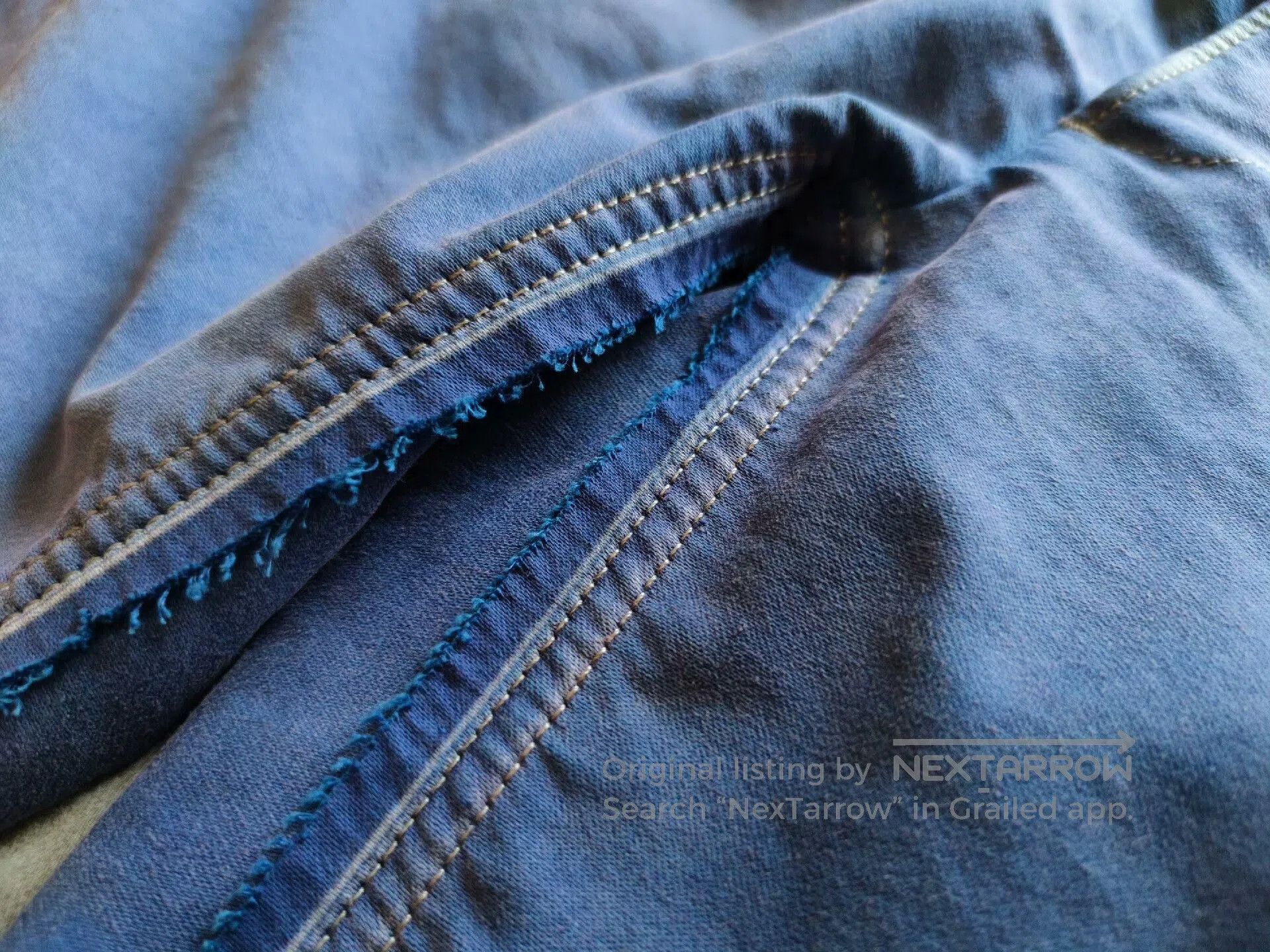 Maison Margiela Maison Margiela Distressed Blue Purple Shorts. Size US 30 / EU 46 - 8 Thumbnail