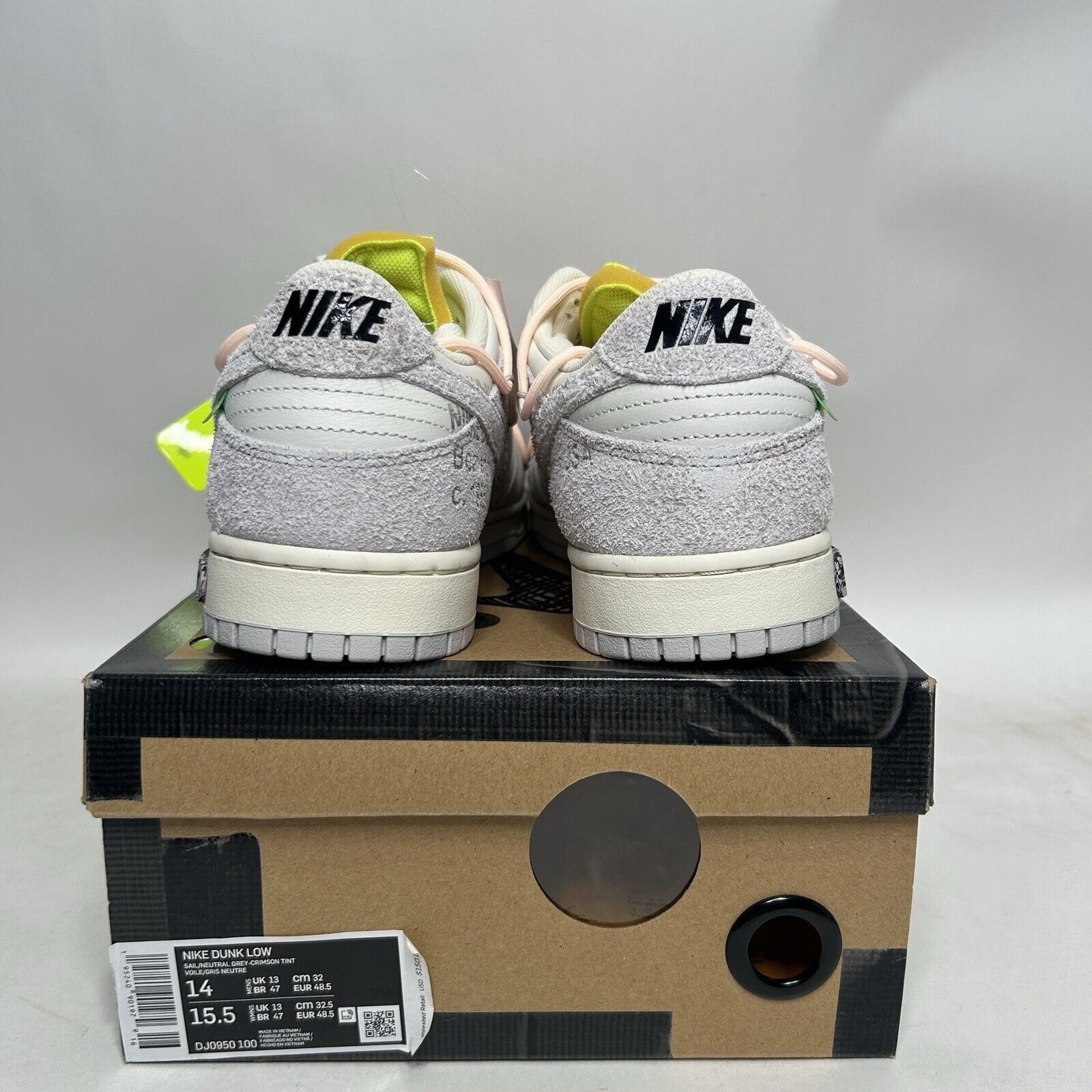Nike Nike Off-White x Dunk Low “Lot 12 of 50” 2024 Size US 14 / EU 47 - 4 Thumbnail