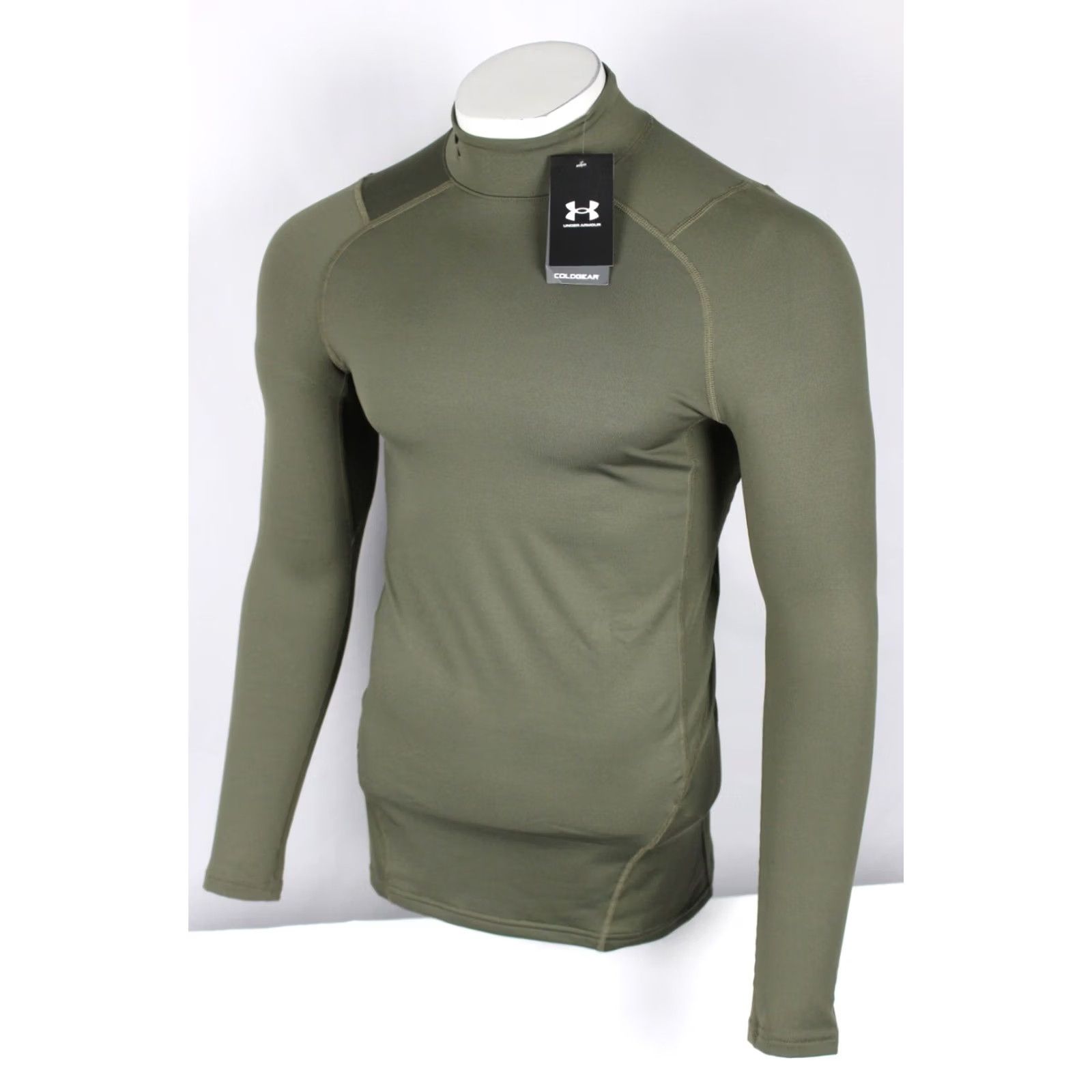 Under Armour Under Armour Men's Cold Gear Armour Fitted Mock Long Sleeve S Green 1366066 390 Size US S / EU 44-46 / 1 - 2 Thumbnail