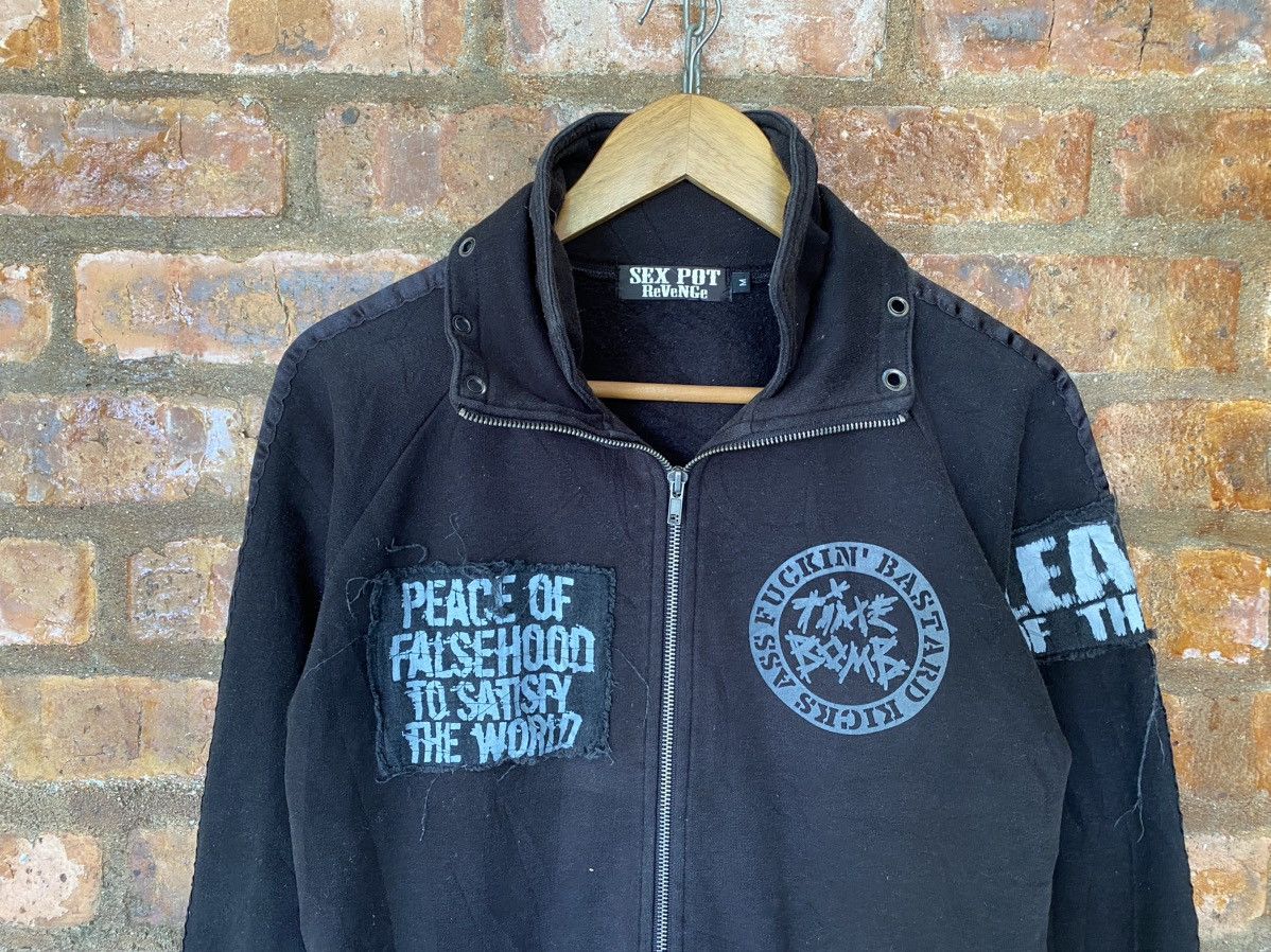 Sex Pot ReVeNGe Sex Pot Revenge Japan Double colar Poem and Anarchy Jacket Size US S / EU 44-46 / 1 - 3 Thumbnail