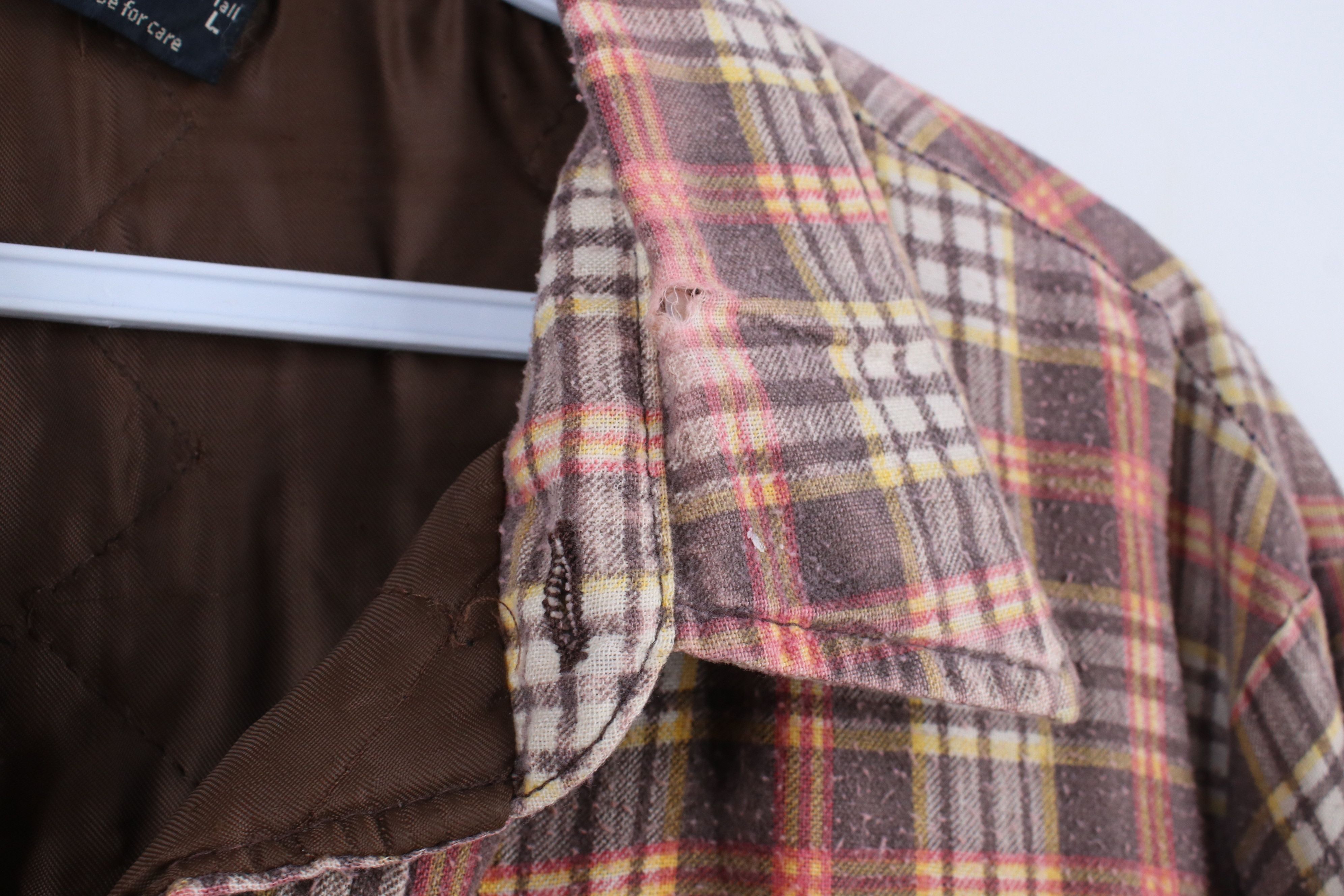 Vintage Vintage 70s Streetwear Flannel Button Shirt Jacket USA Size US L / EU 52-54 / 3 - 8 Thumbnail