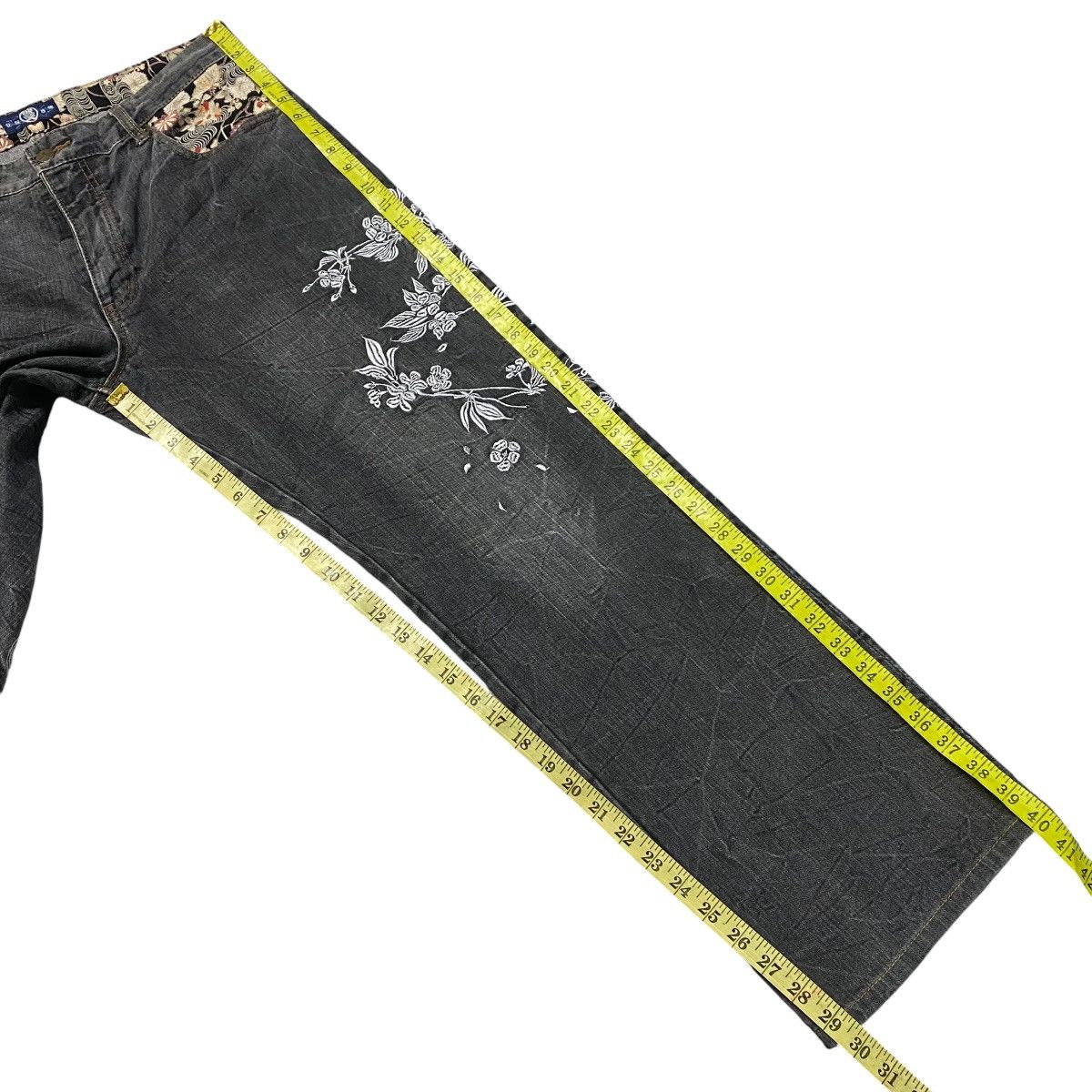 Japanese Brand Vintage BUDEN Denim Fishkoi Embroidery Jeans Size US 34 / EU 50 - 20 Thumbnail
