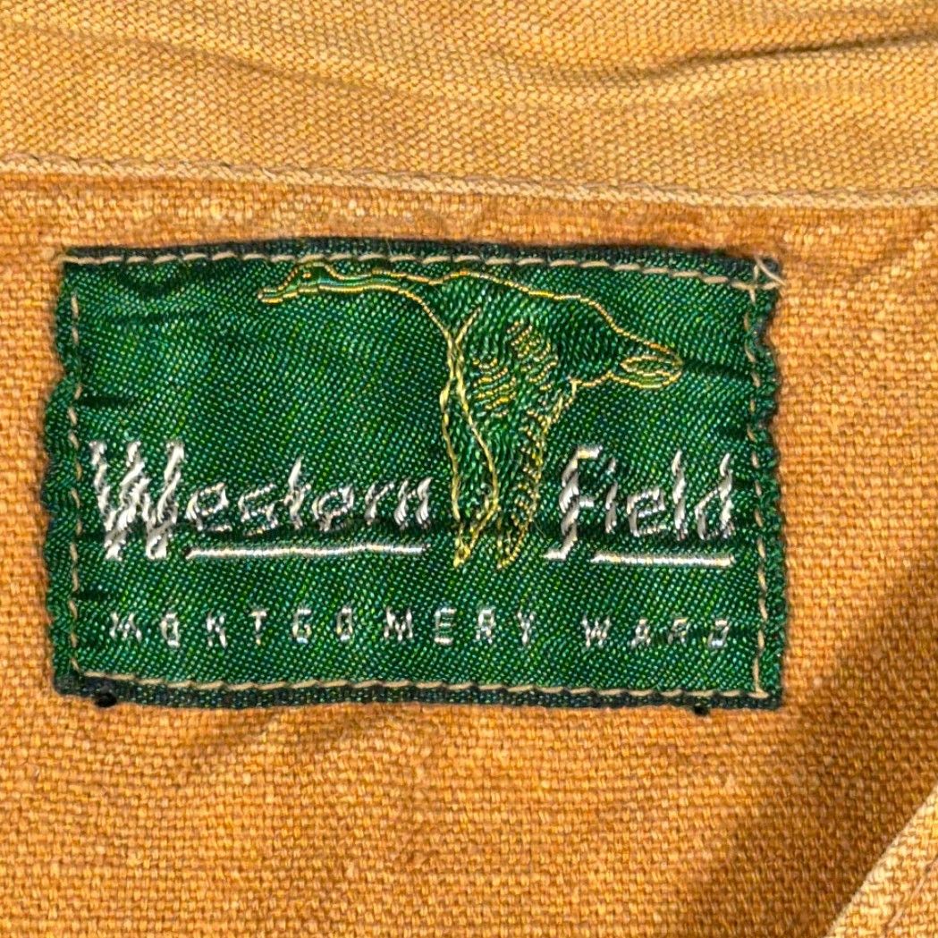 Vintage VINTAGE Montgomery Ward Hunting Vest Adult M Brown Duck Canvas Heritage 50s Mens Vest Hunting 50s USA Size US M / EU 48-50 / 2 - 4 Thumbnail