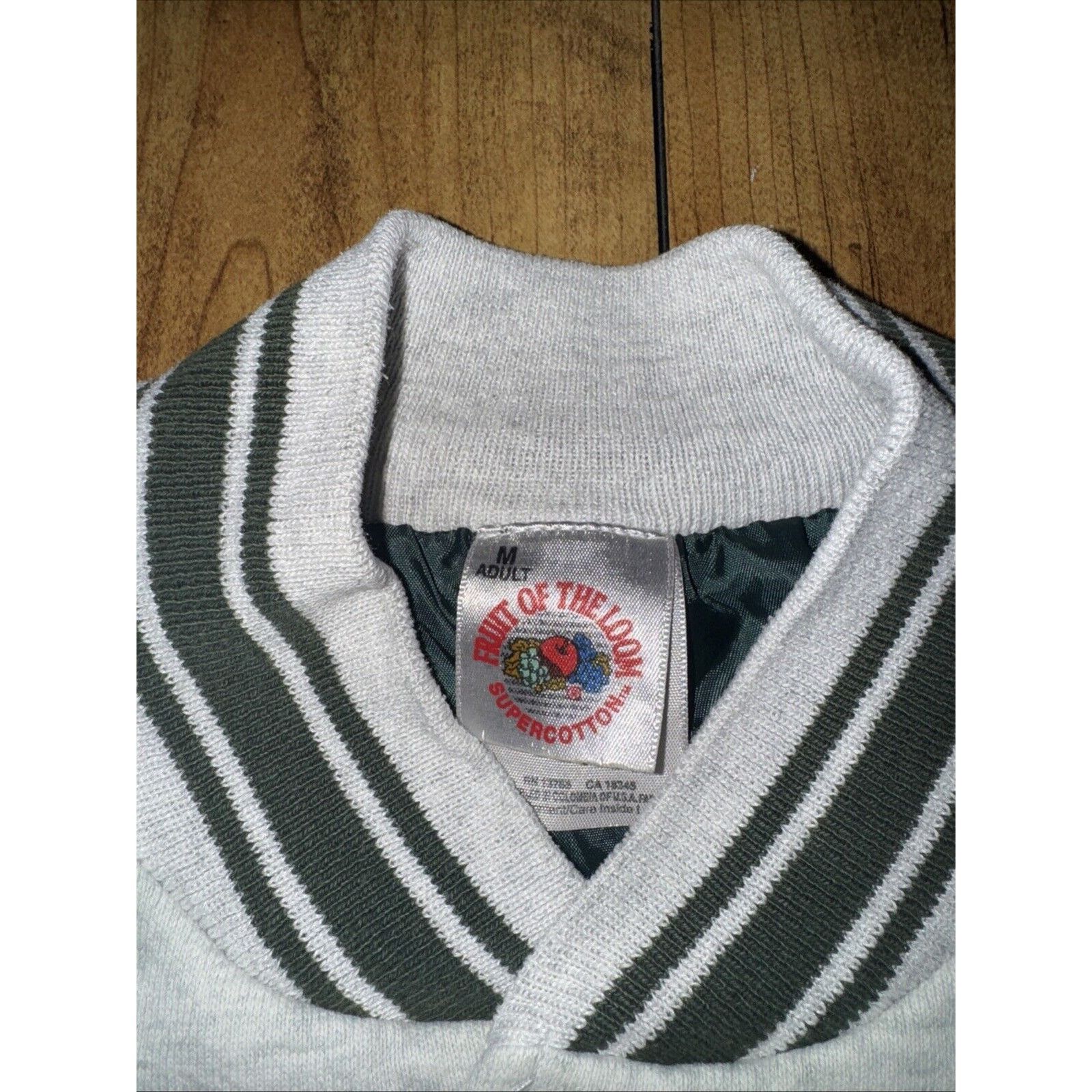 Fruit Of The Loom × Vintage Fruit Of The Loom Letterman Jacket Cotten Sweater 22x23 Size US M / EU 48-50 / 2 - 4 Thumbnail