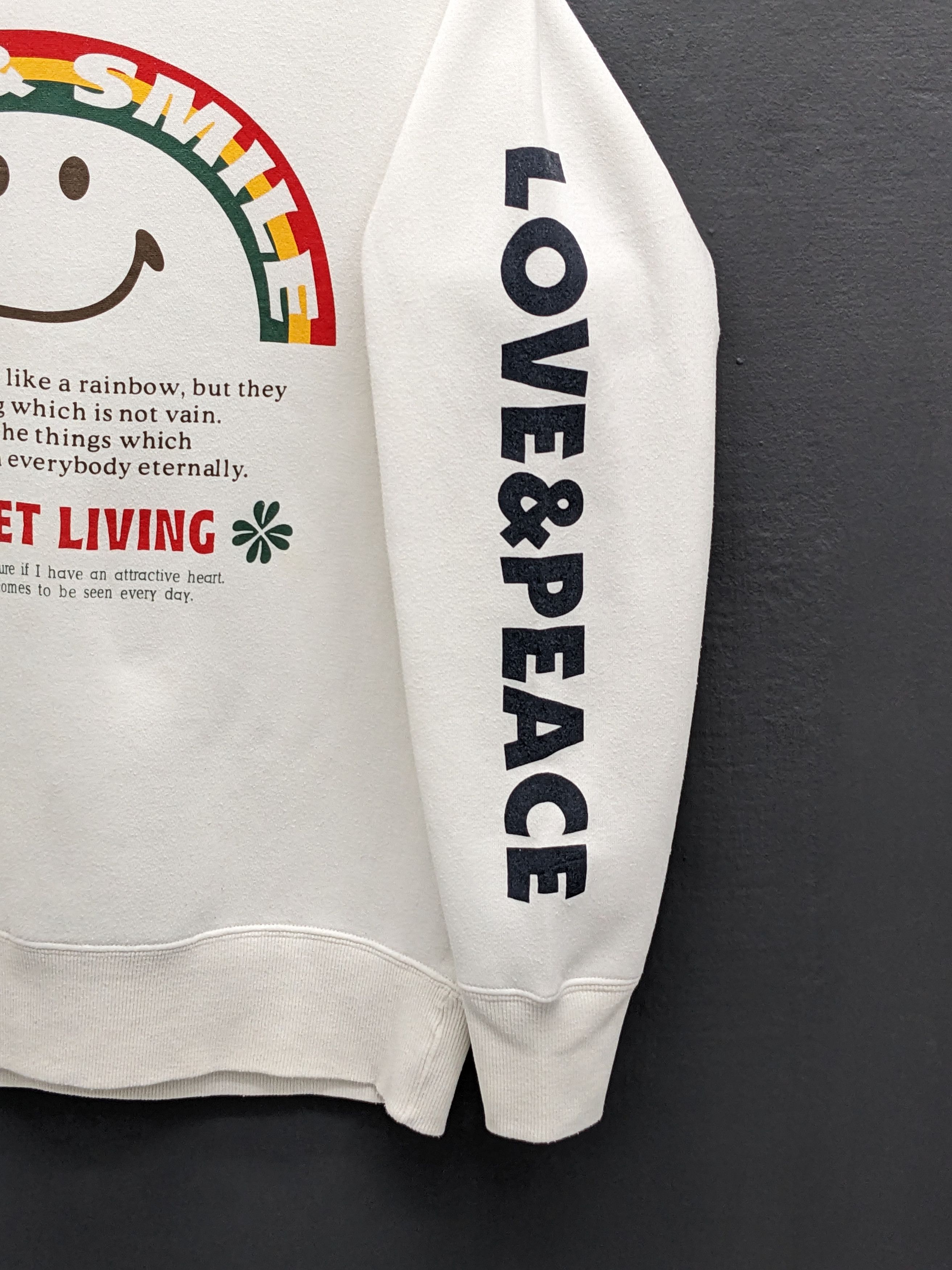 Japanese Brand Japanese Designer Love & Smile Love & Peace Streetwear Size US L / EU 52-54 / 3 - 4 Thumbnail