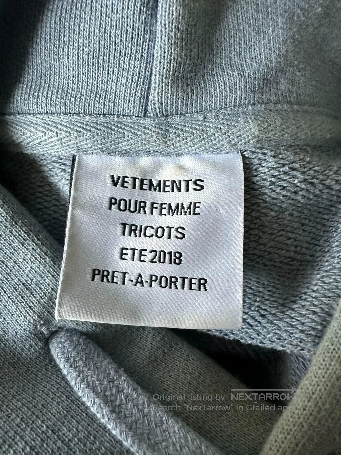 Vetements Blue Unicorn Unisex Sweatshirt. Size XS / US 0-2 / IT 36-38 - 5 Thumbnail