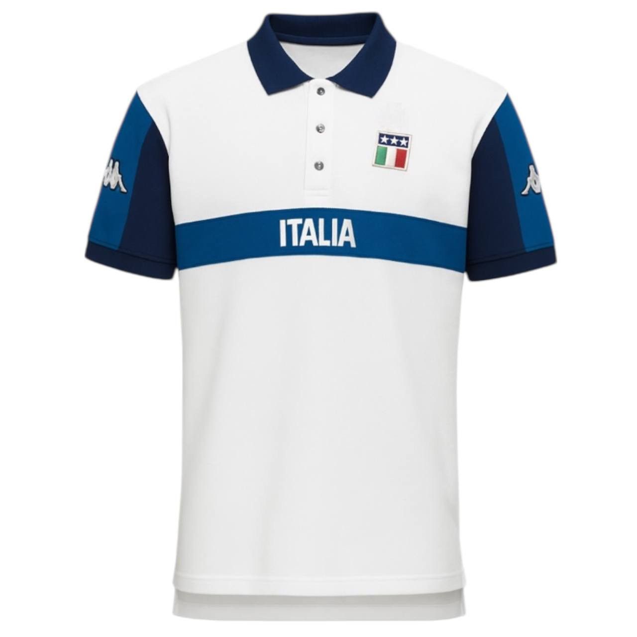 Kappa 1998/2000 ITALY(ITALIA) TEAM RARE SOCCER FOOTBALL POLO SHIRT Size US L / EU 52-54 / 3 - 1 Thumbnail