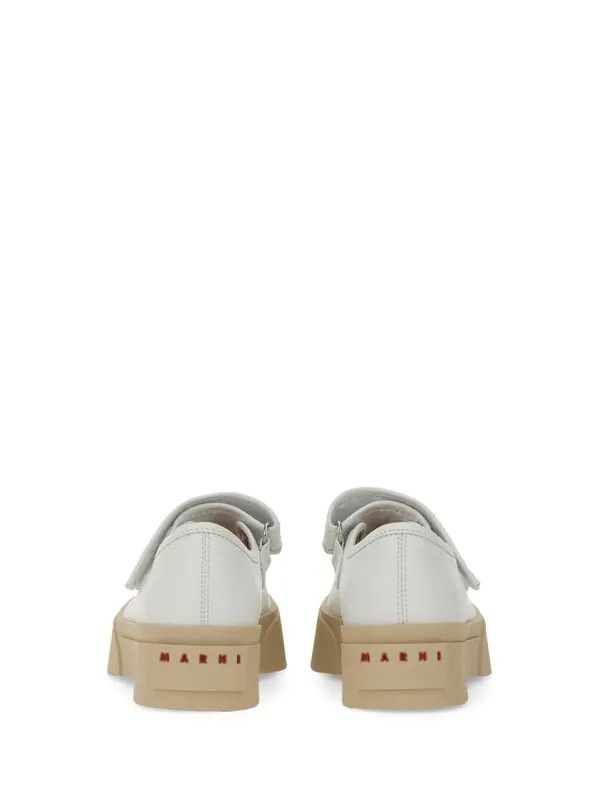 Marni o1w1db11225 Mary Jane Sneakers in White/Beige Size US 5 / IT 35 - 4 Thumbnail