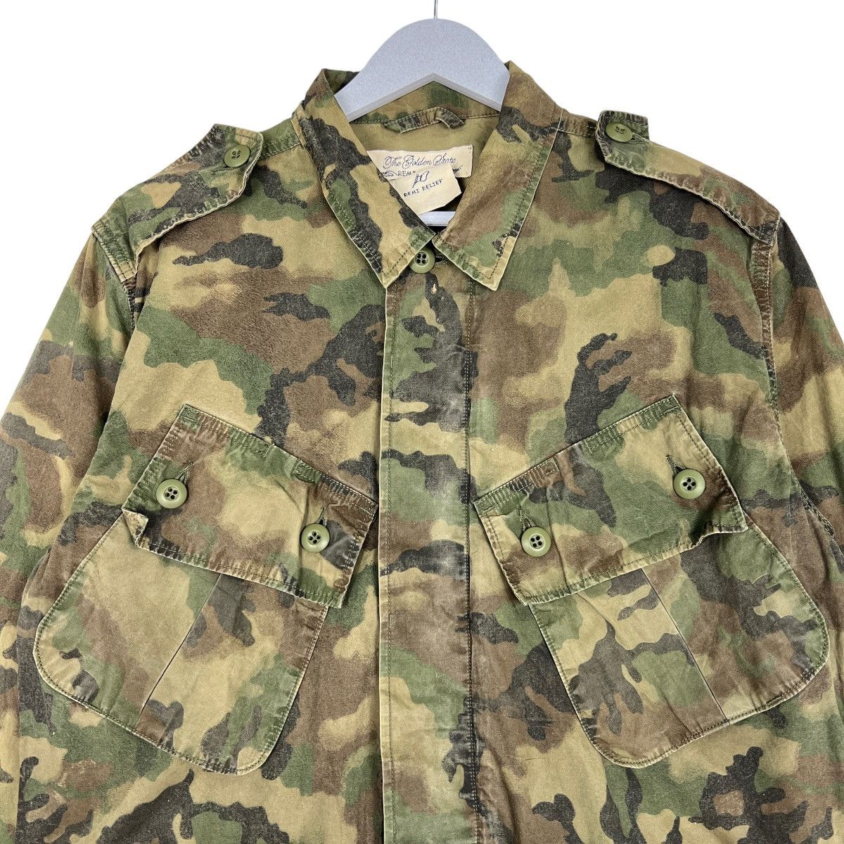Remi Relief 🔥 REMI RELIEF FATIQUE JUNGLE MILITARY JACKET MADE IN JAPAN Size US M / EU 48-50 / 2 - 3 Thumbnail