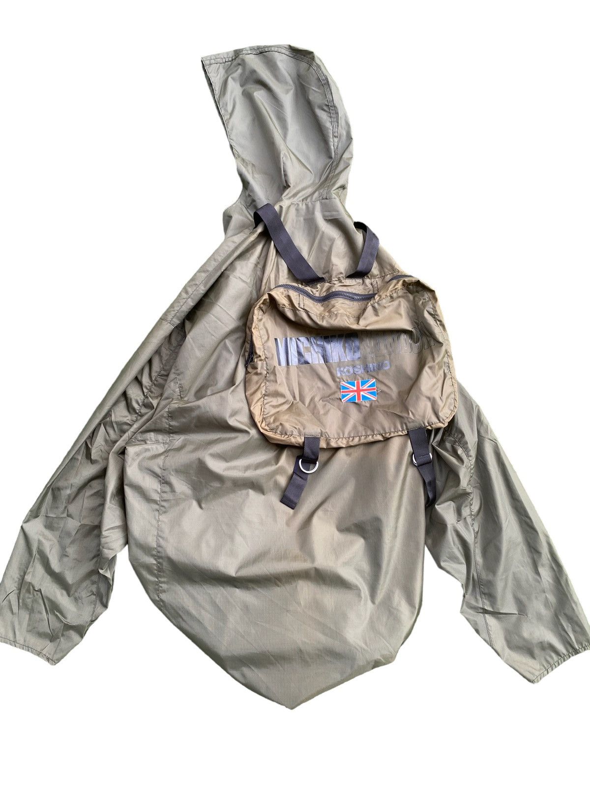 Issey Miyake MICHIKO KOSHINO Baloon jacket Parachute tactical Bags hoodie Size US XL / EU 56 / 4 - 7 Thumbnail